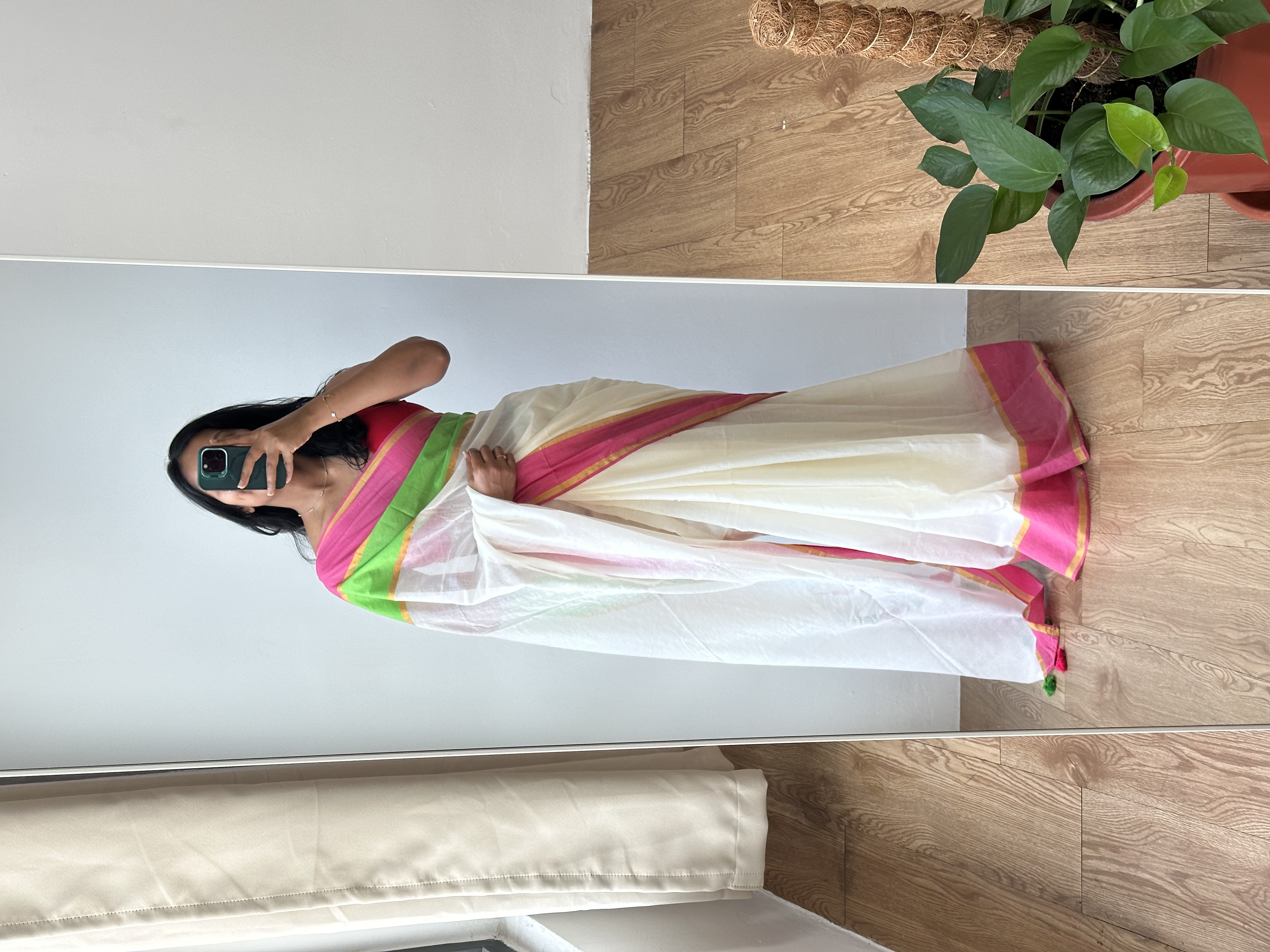 Double Border Mul Saree