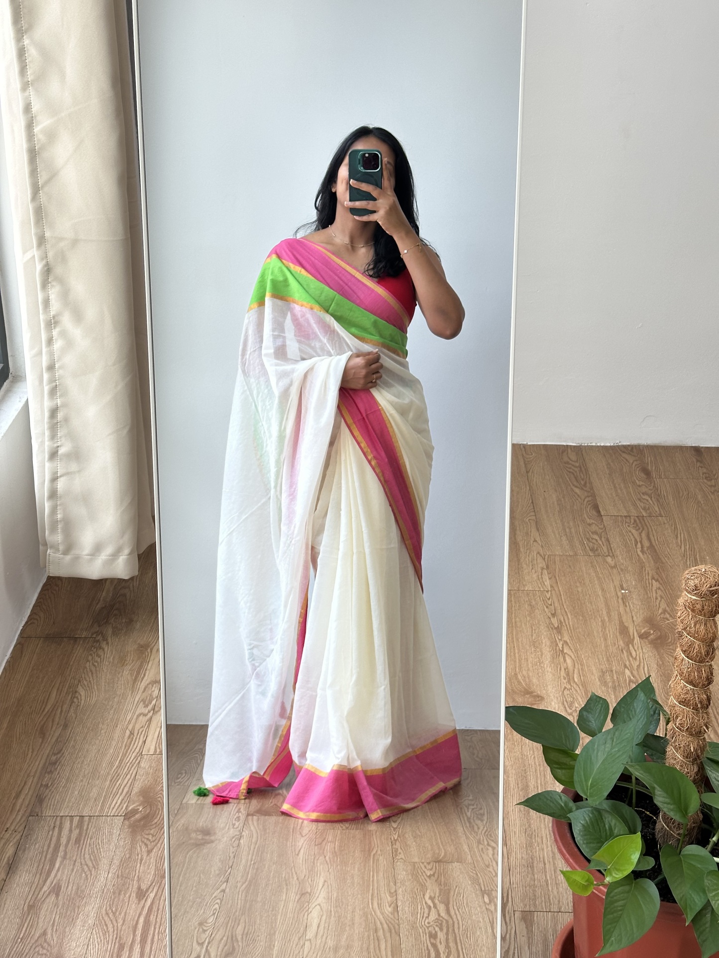 Double Border Mul Saree