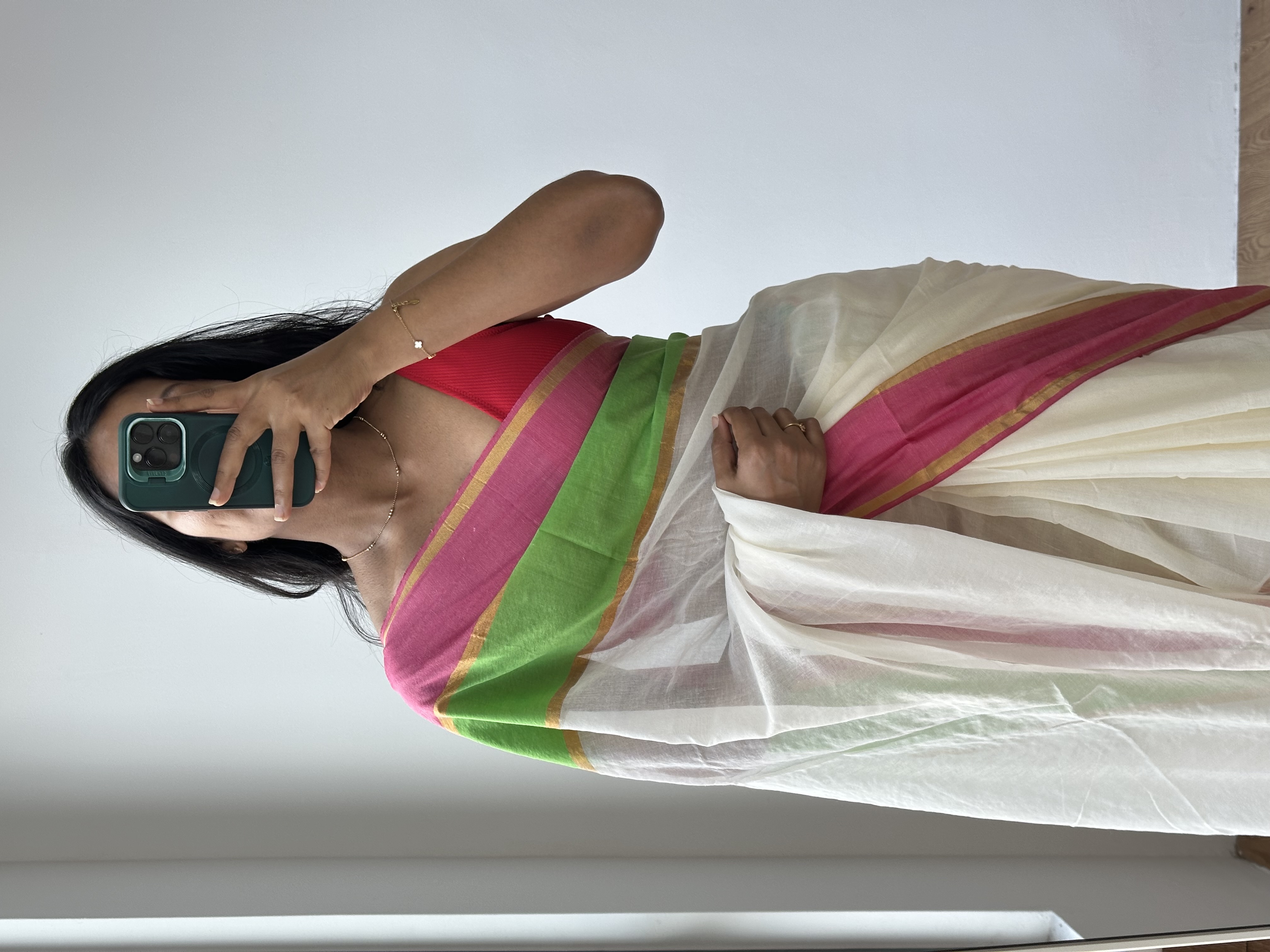 Double Border Mul Saree