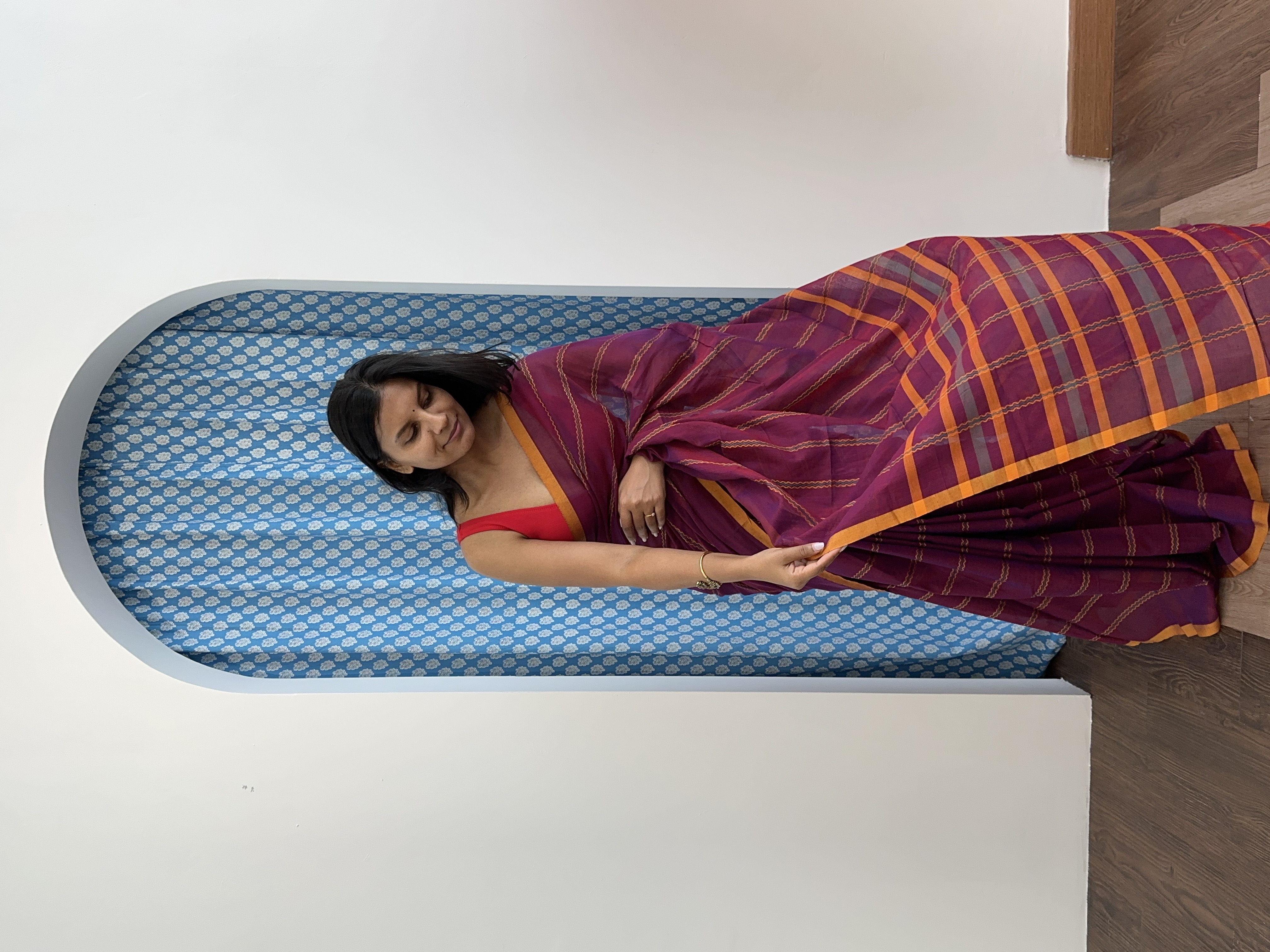 Stripes Narayanpet Saree