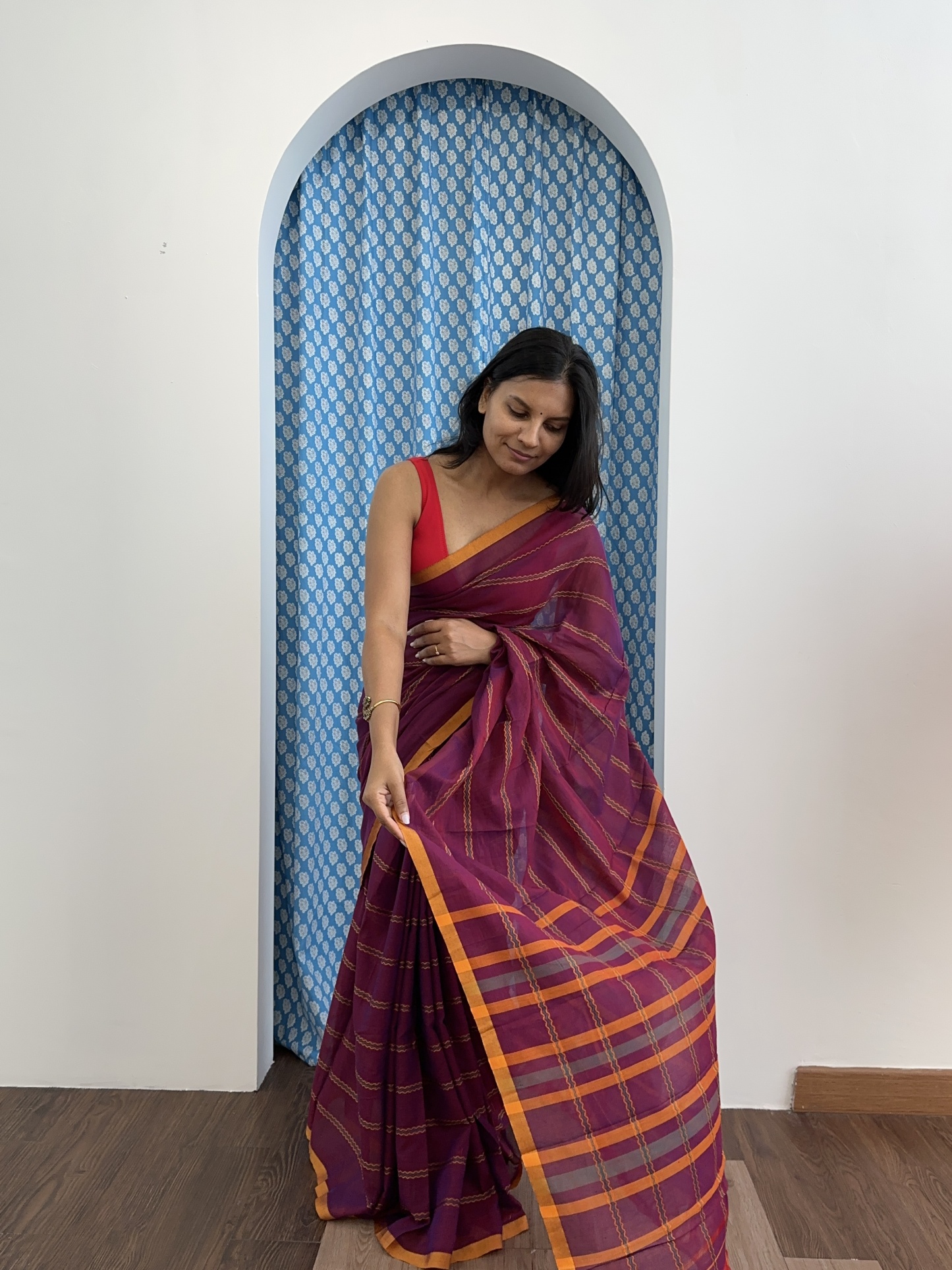 Stripes Narayanpet Saree
