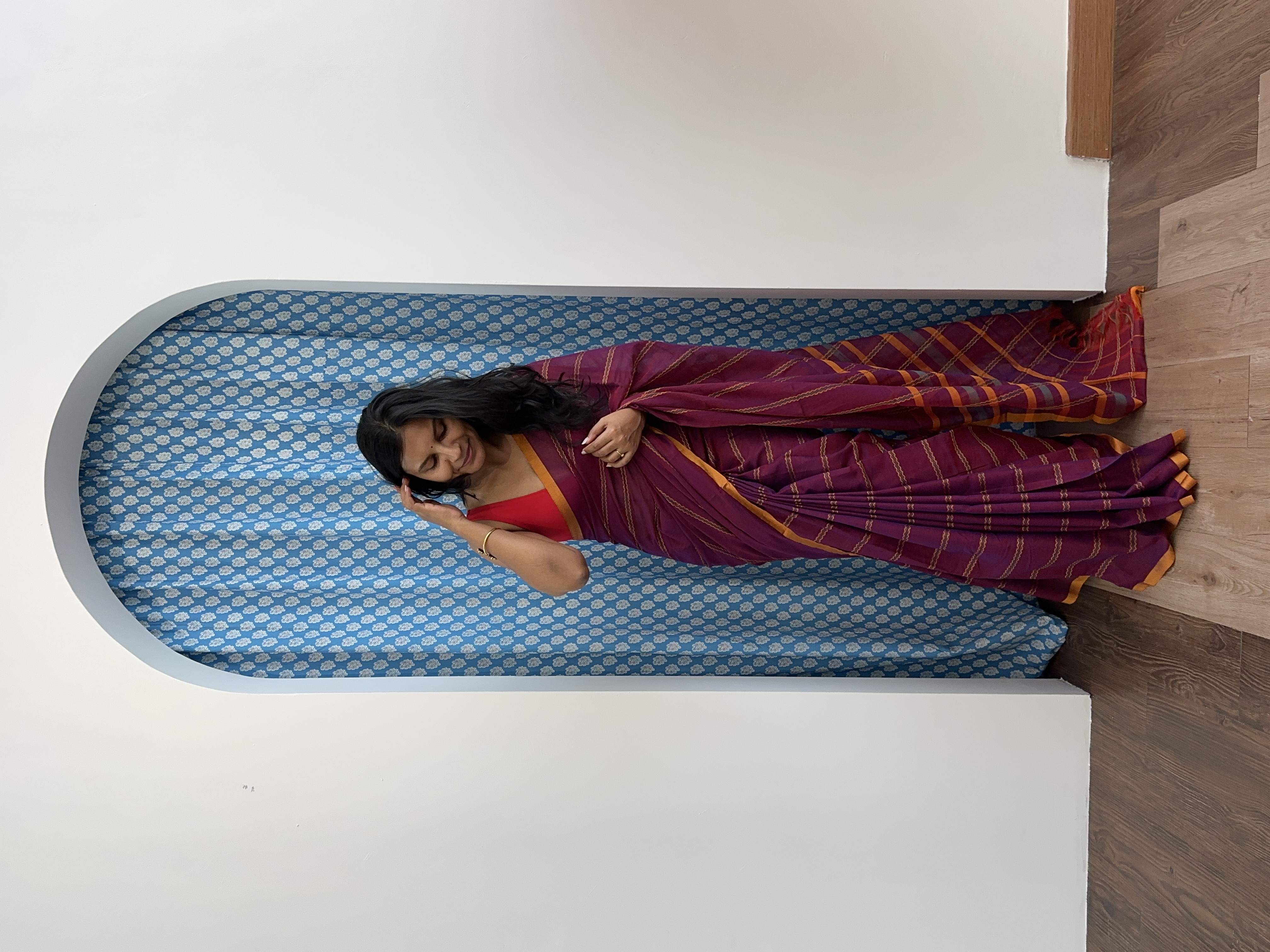 Stripes Narayanpet Saree