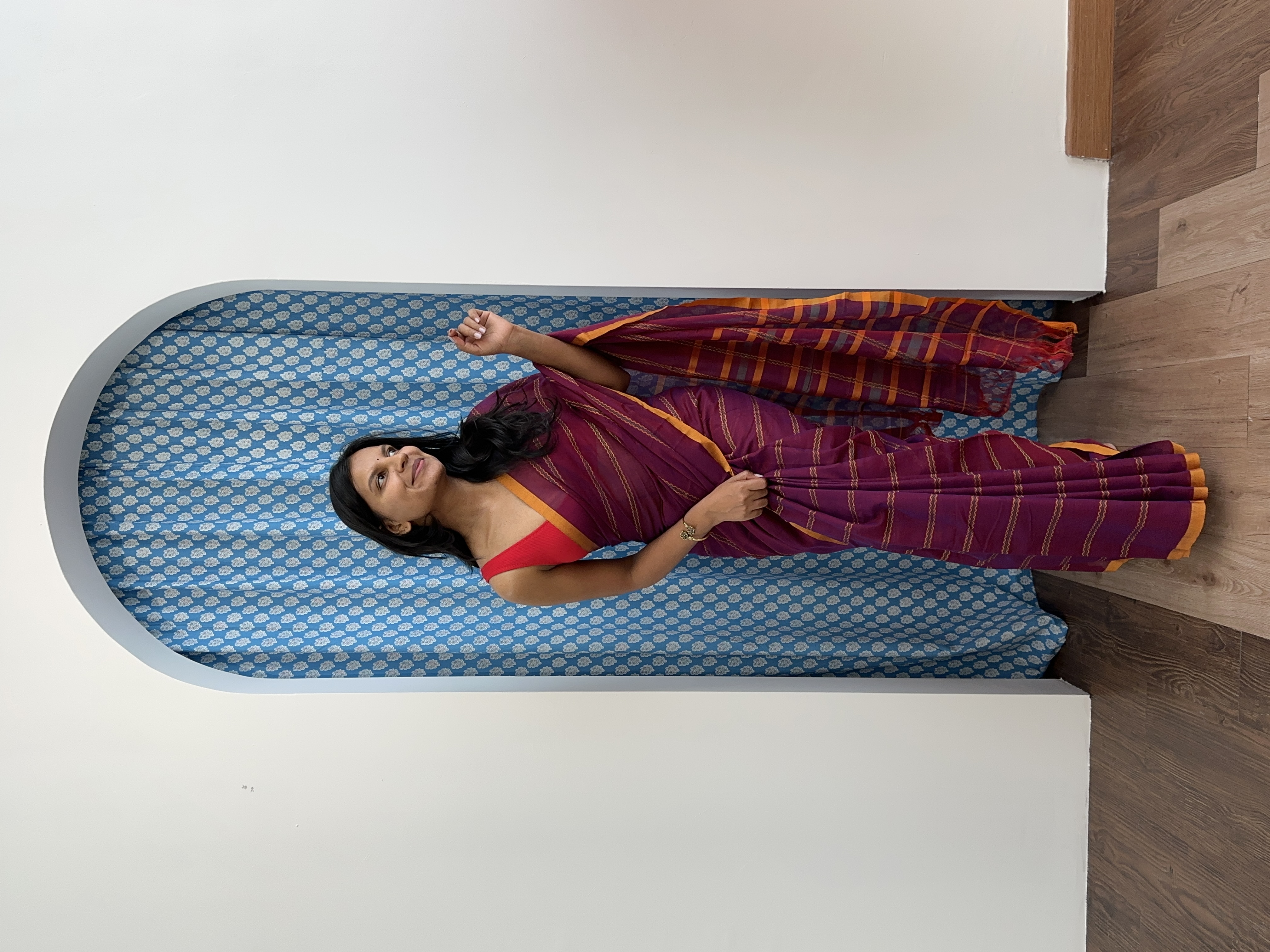 Stripes Narayanpet Saree
