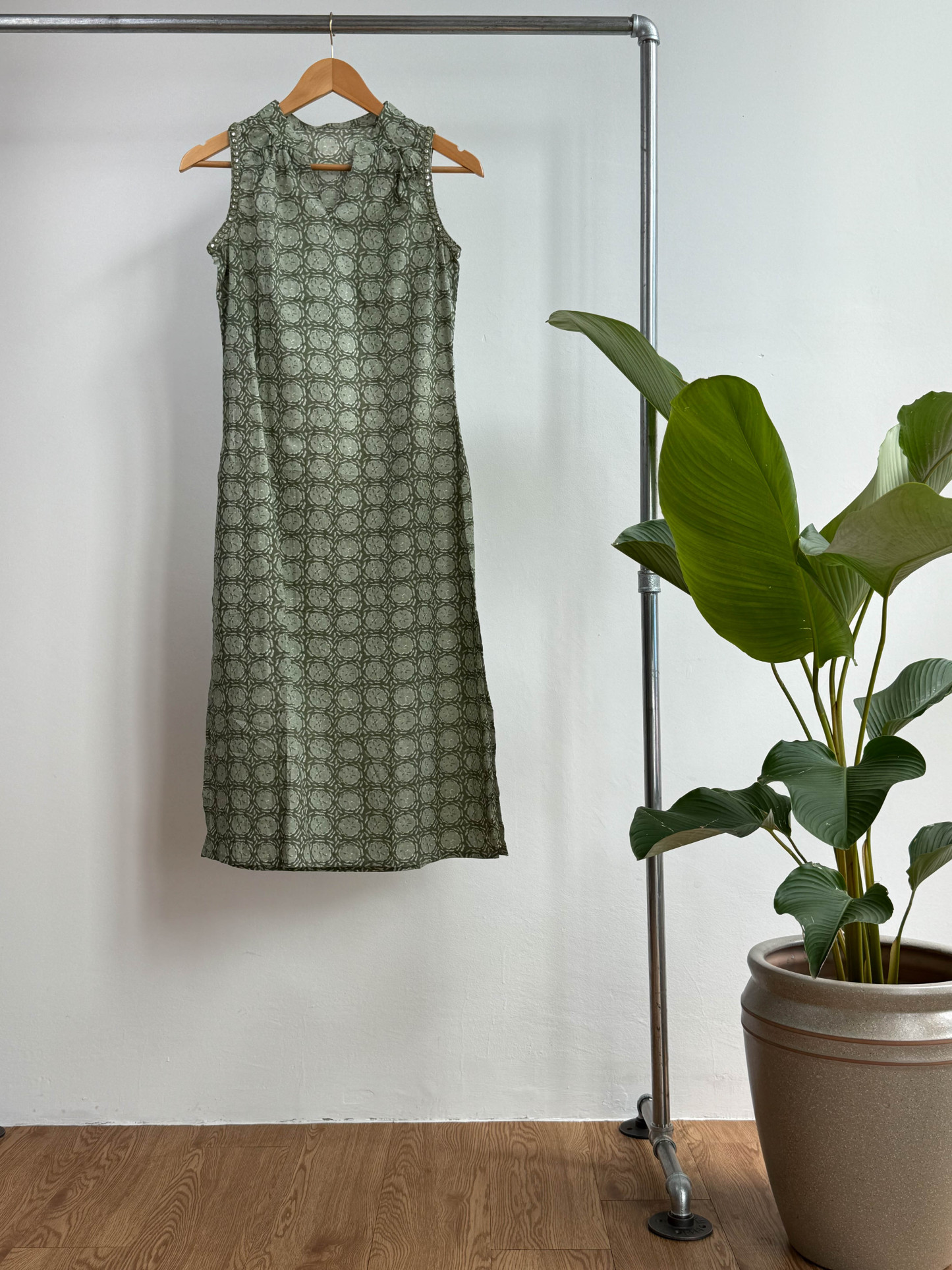 Sleeveless Cotton Kurta