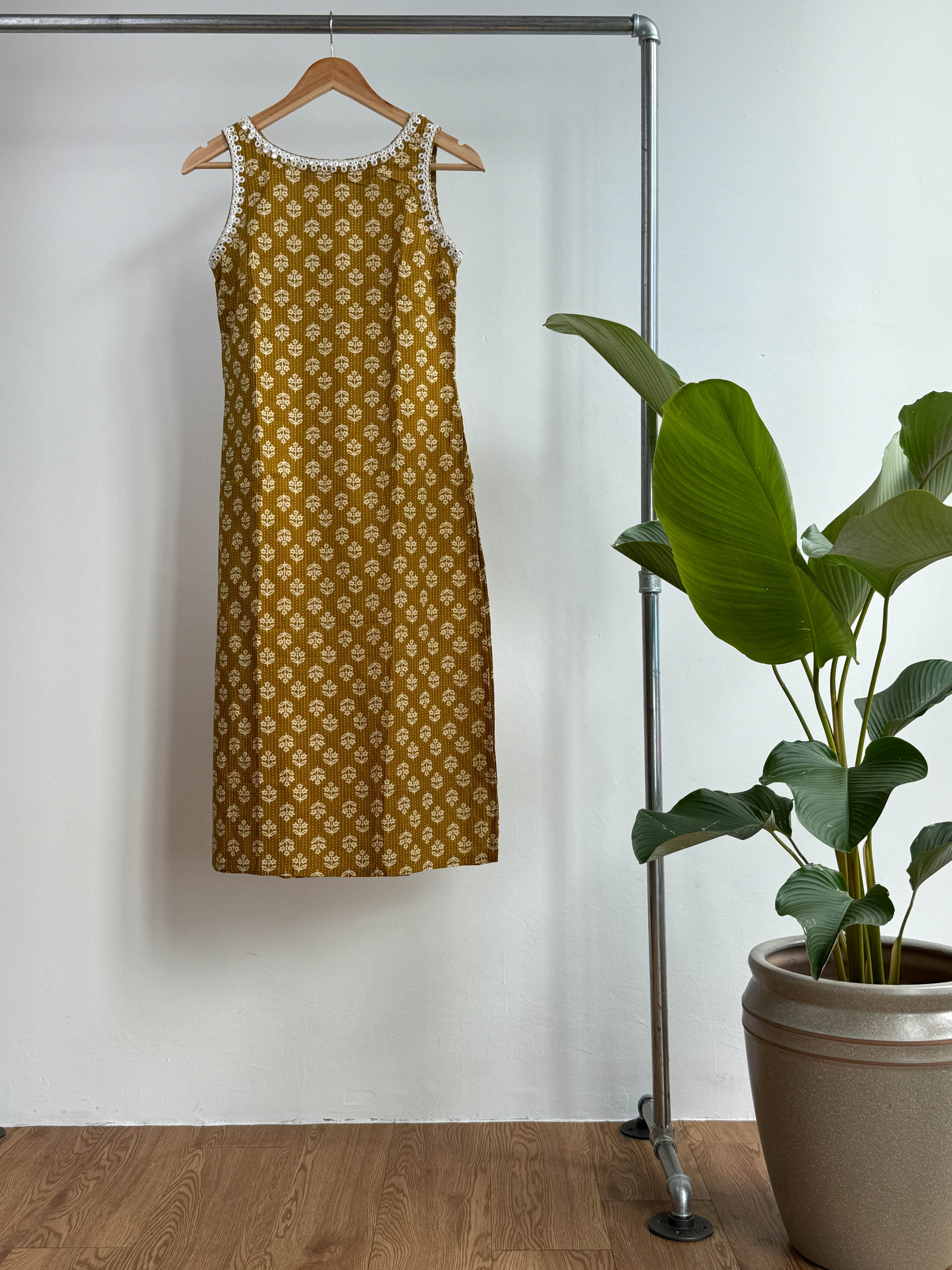 Sleeveless Cotton Kurta