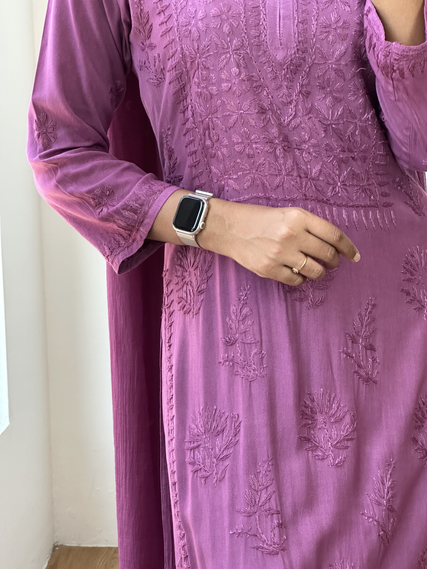 Chikankari Premium Rayon Suit