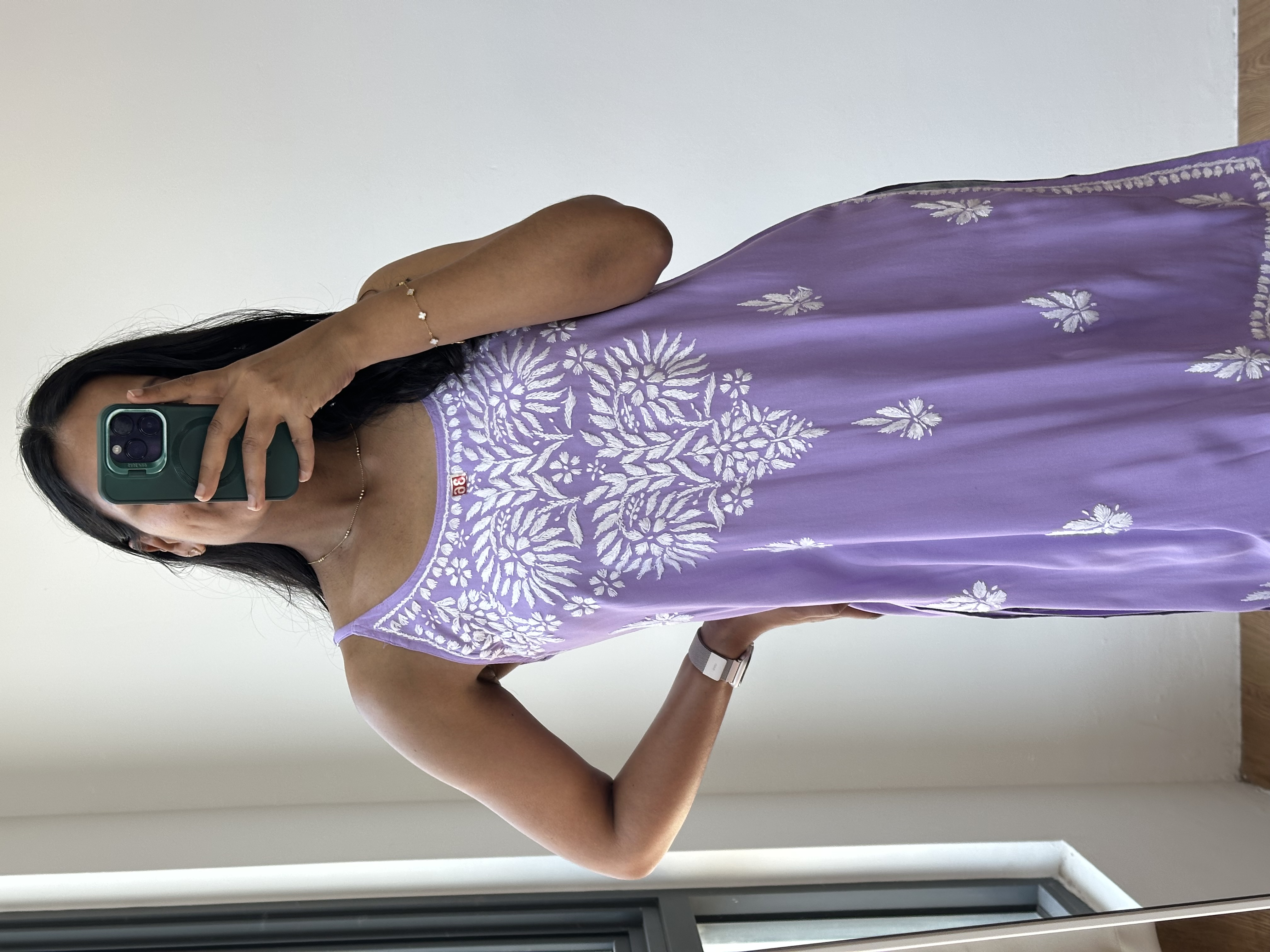 Chikankari Short Kurta