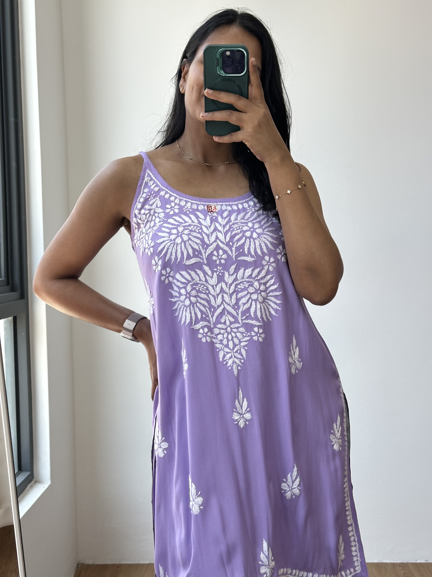 Chikankari Short Kurta