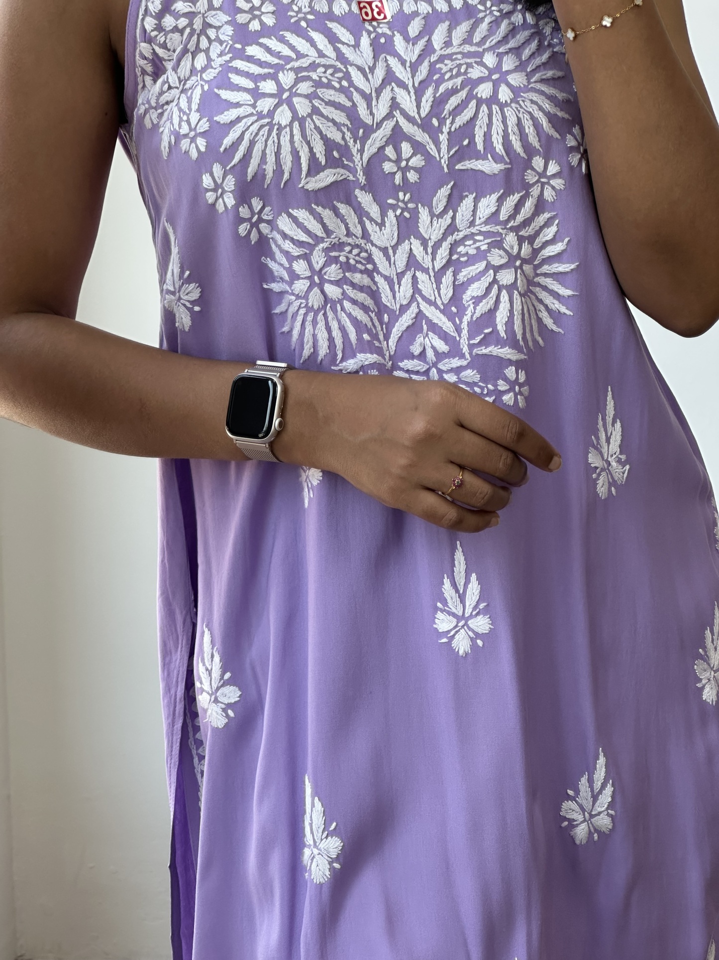 Chikankari Short Kurta