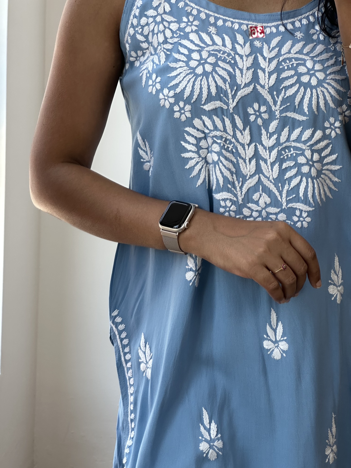 Chikankari Short Kurta