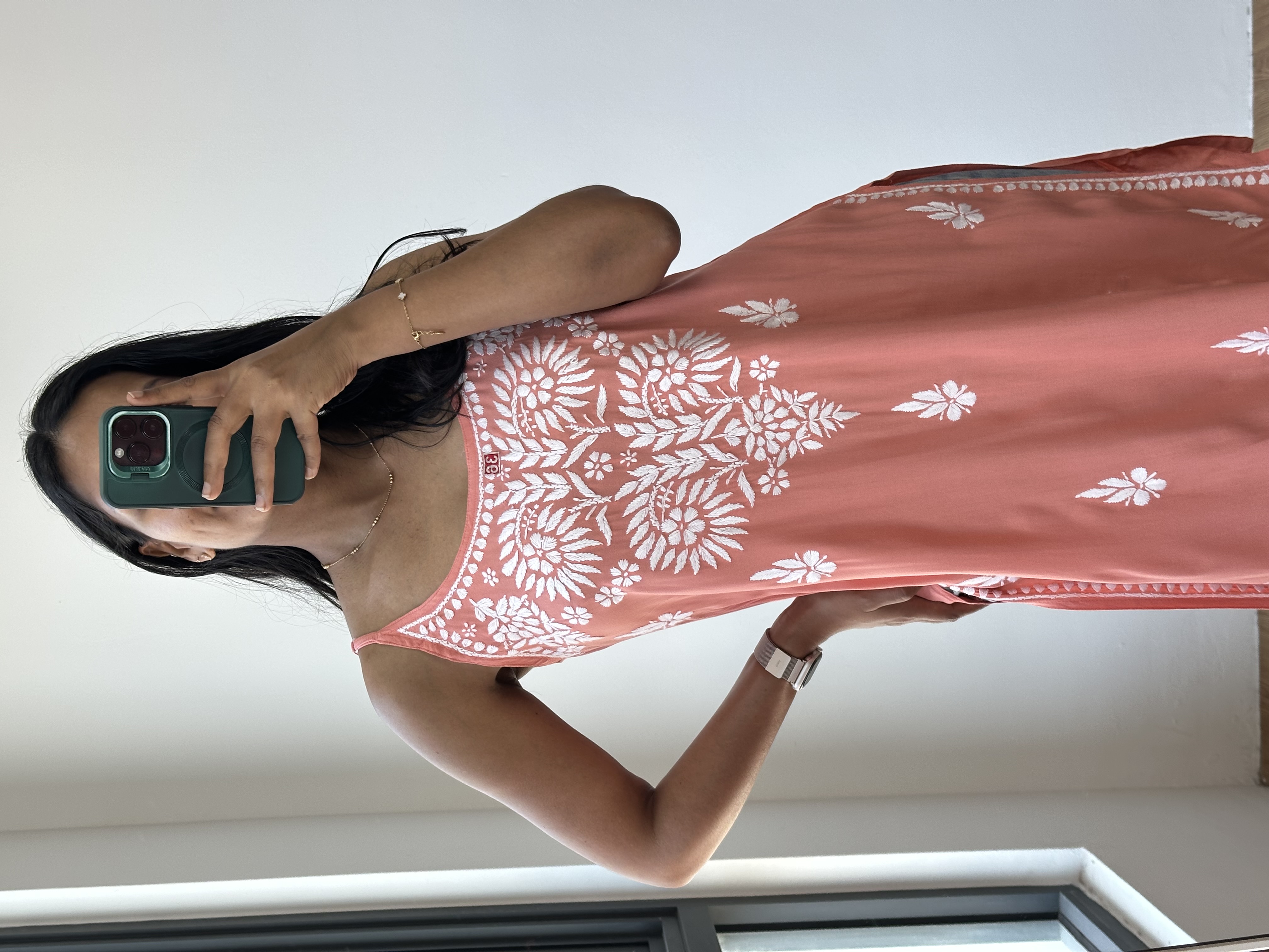 Chikankari Short Kurta