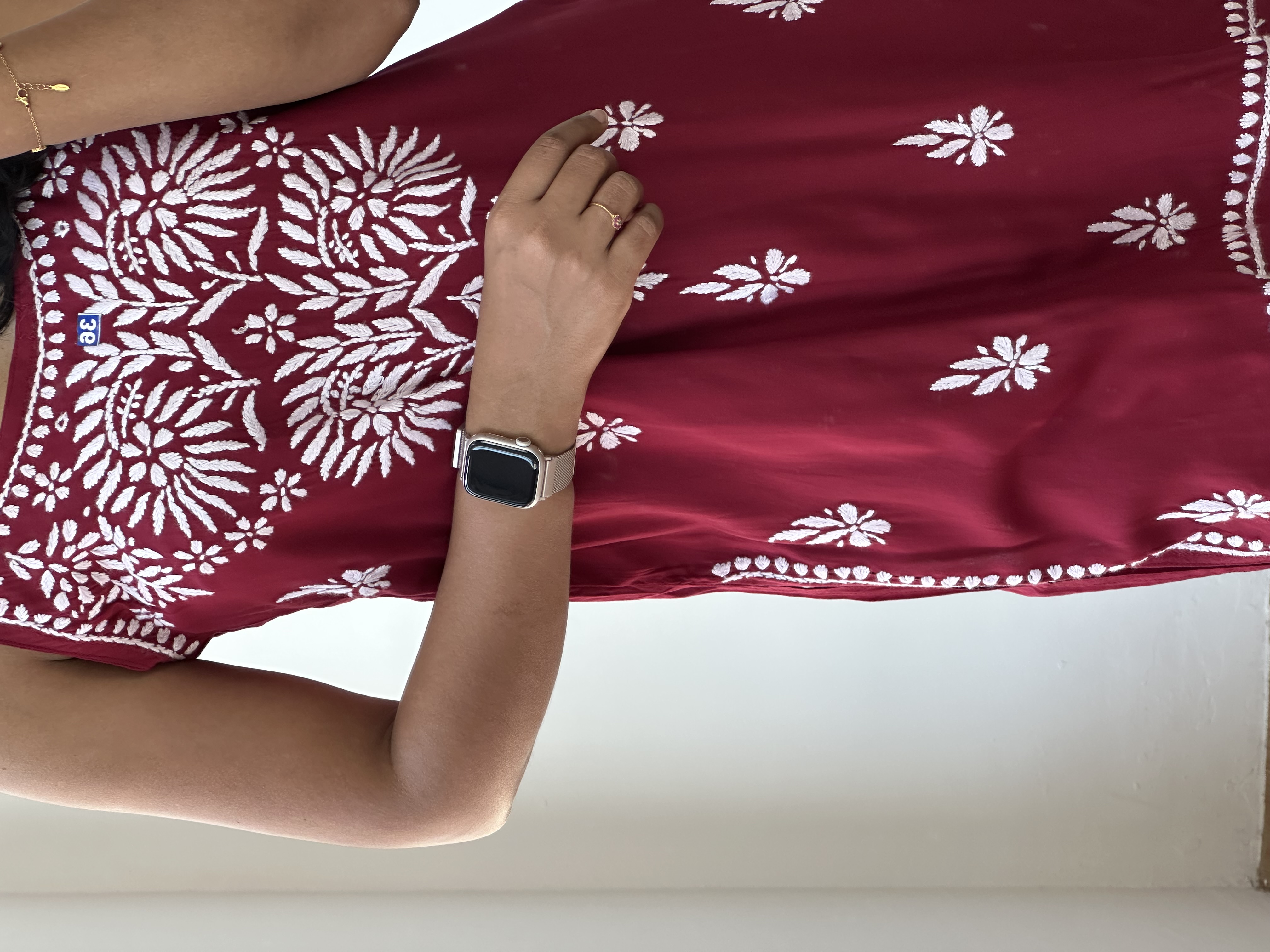 Chikankari Short Kurta