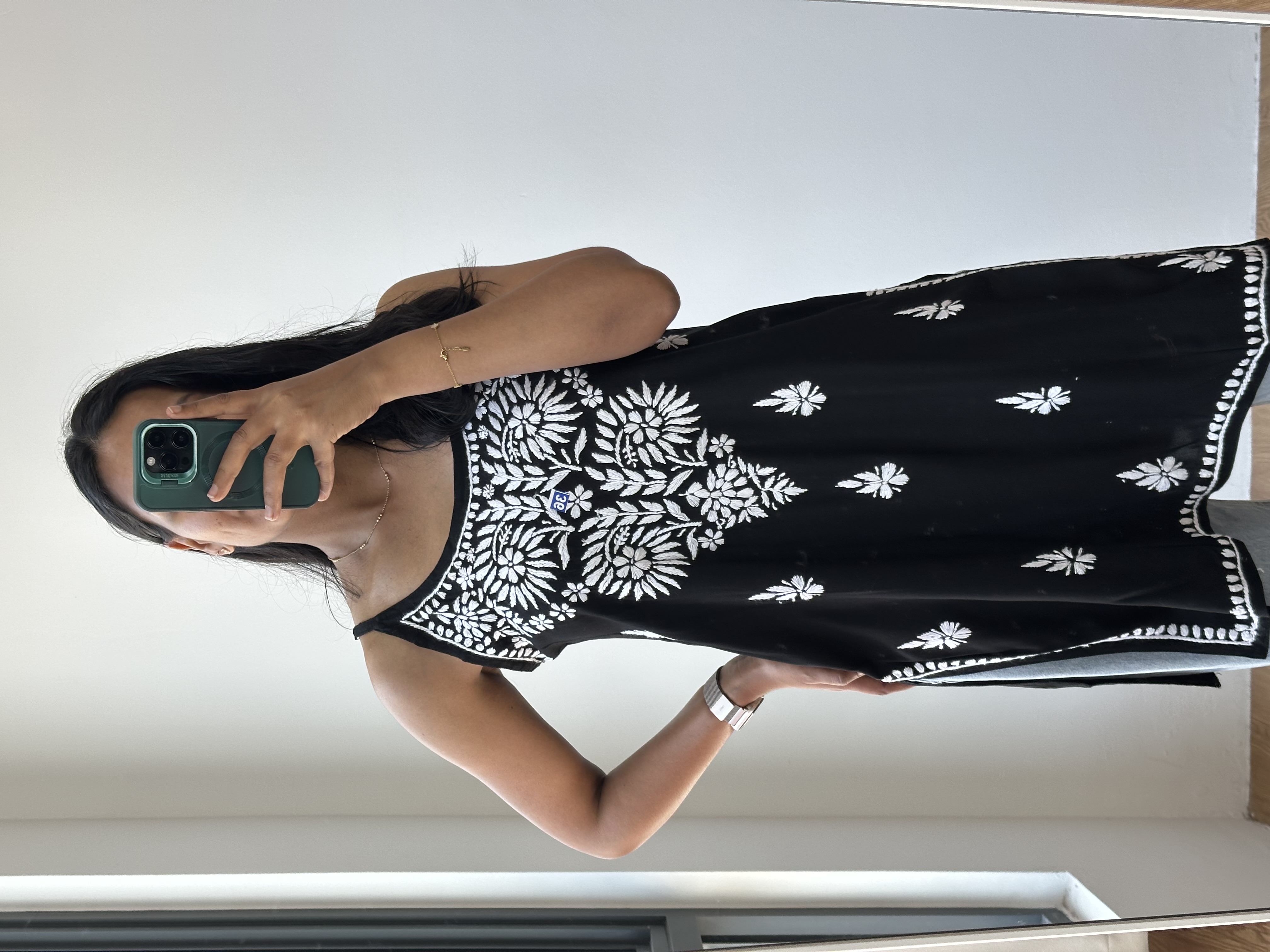 Chikankari Short Kurta