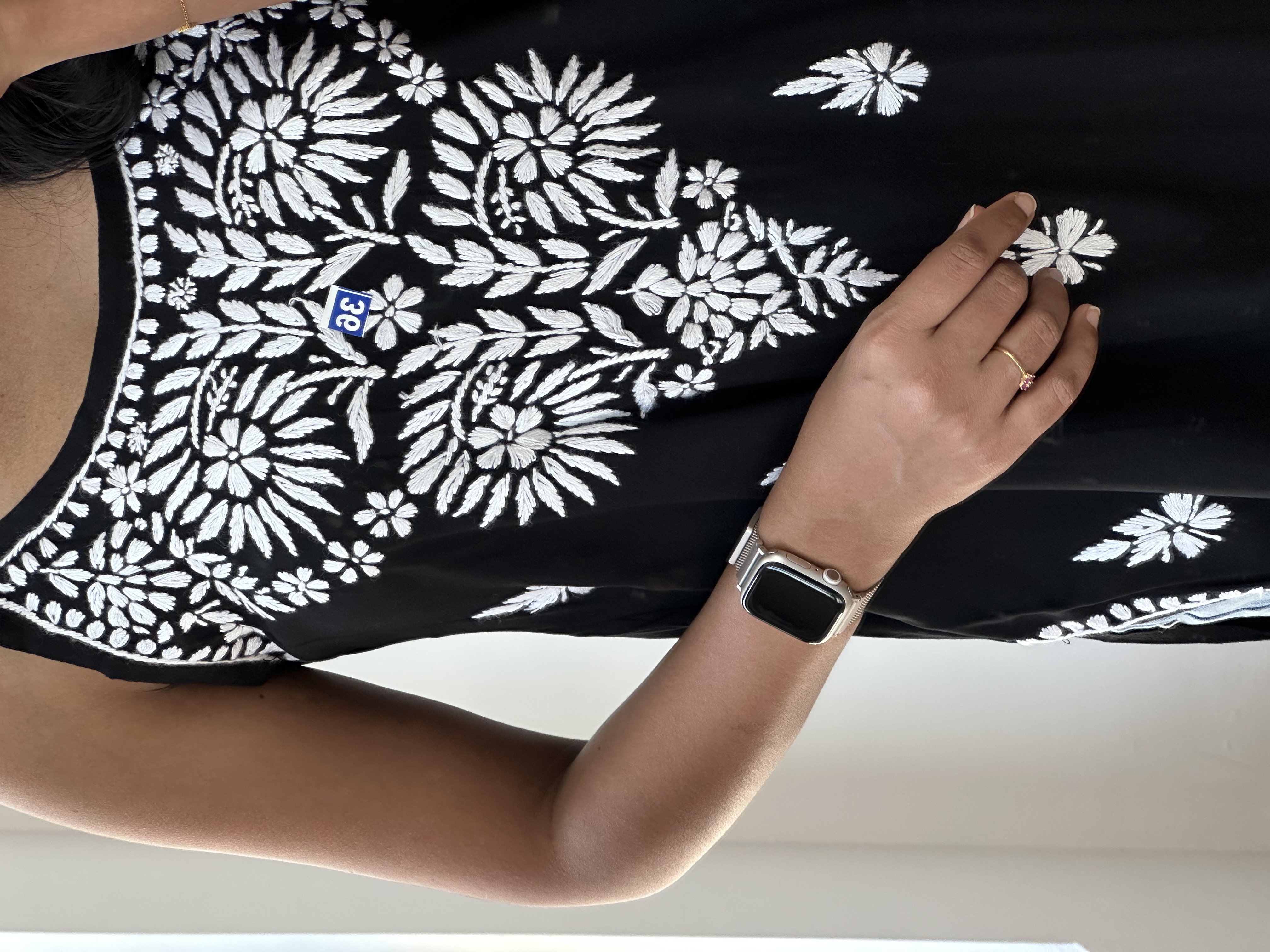 Chikankari Short Kurta