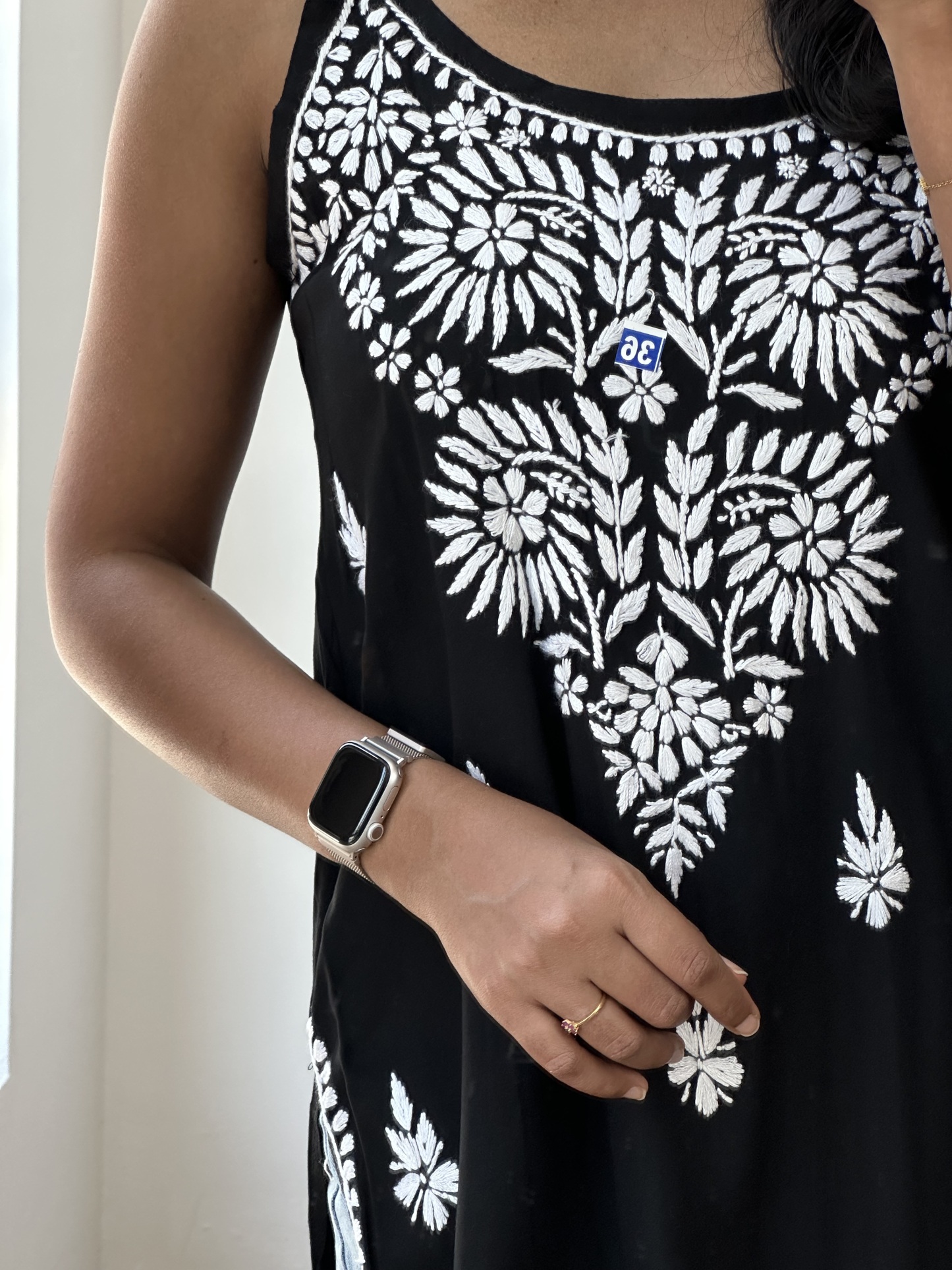 Chikankari Short Kurta