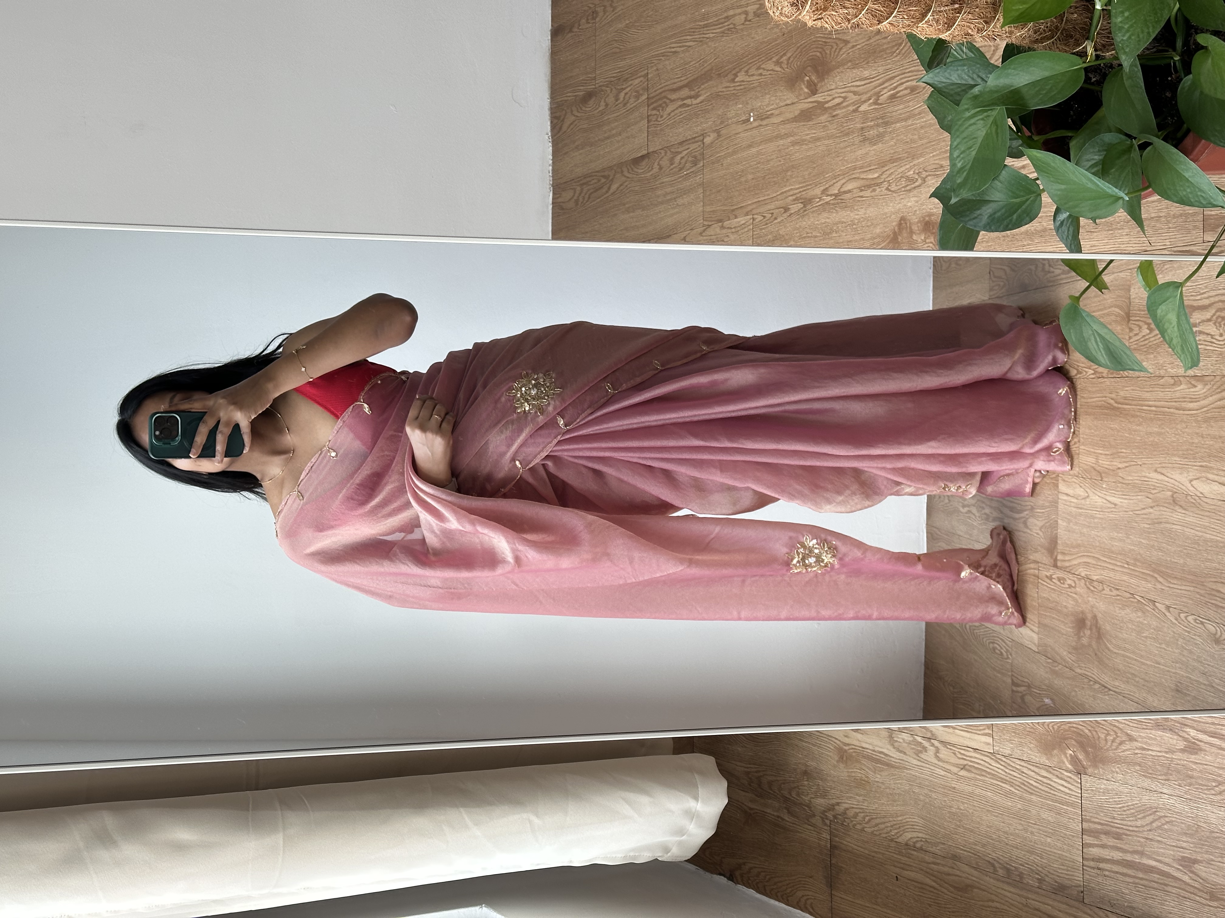 Double Tone Tissue Saree