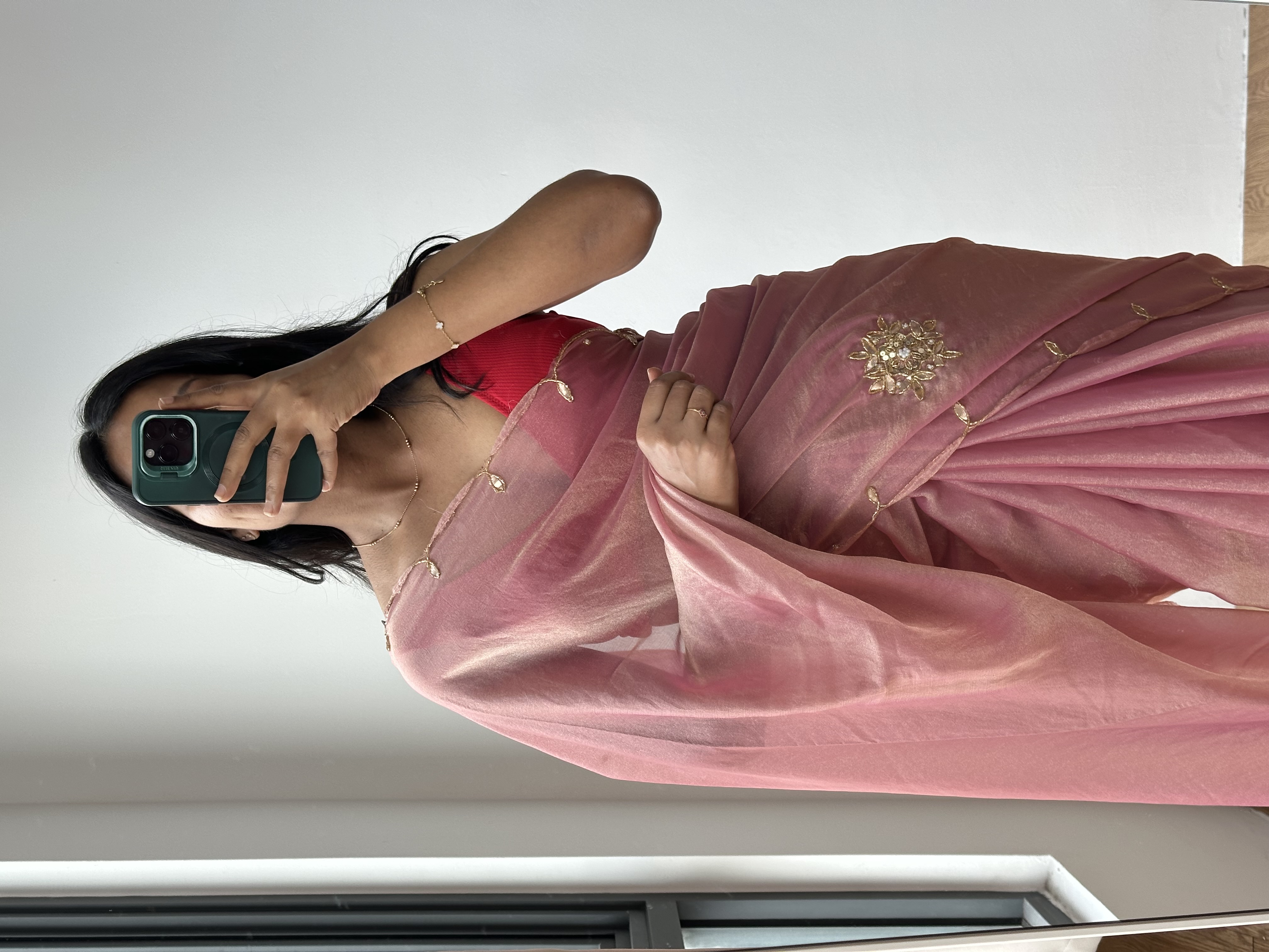 Double Tone Tissue Saree