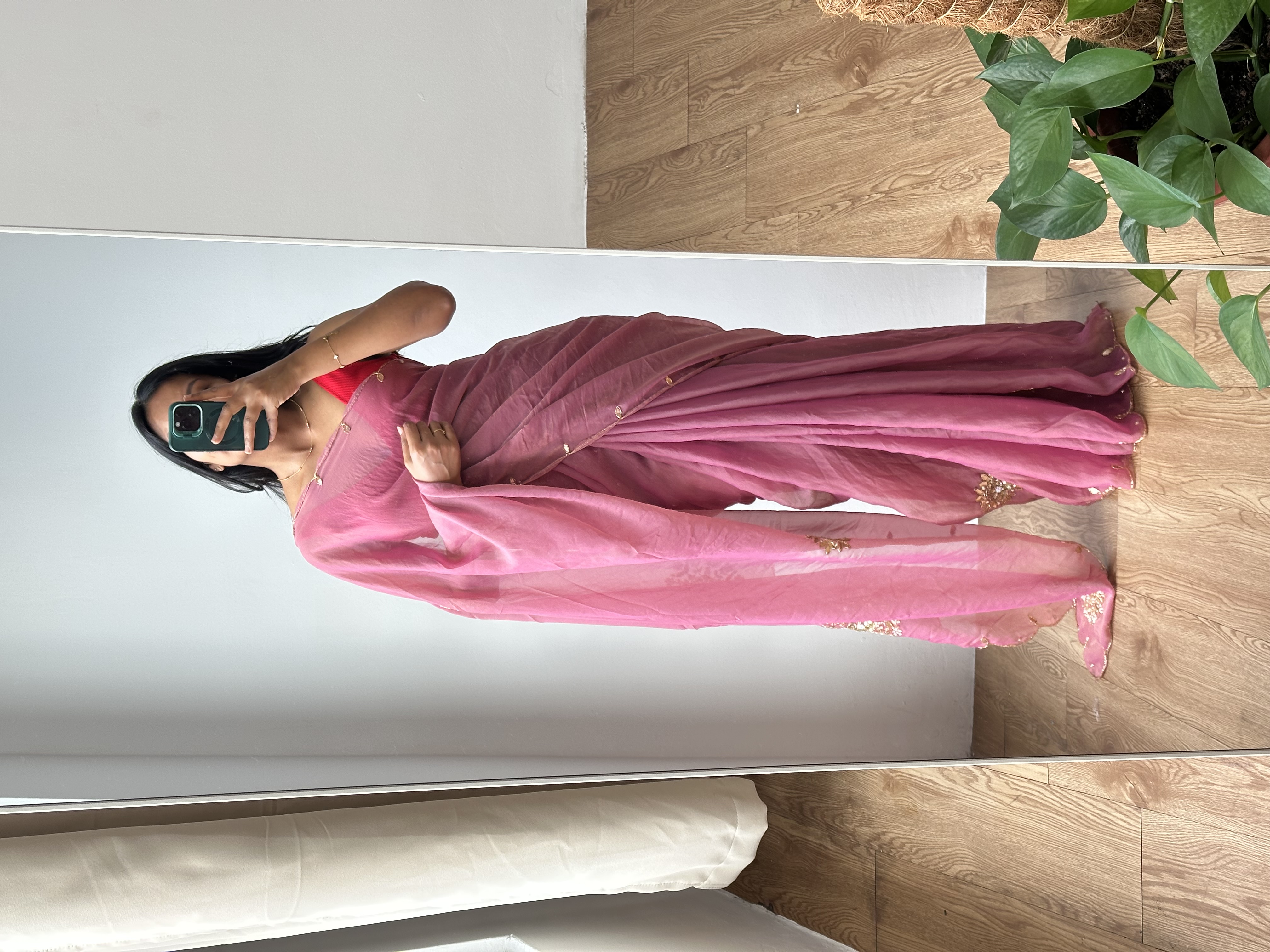 Double Tone Tissue Saree