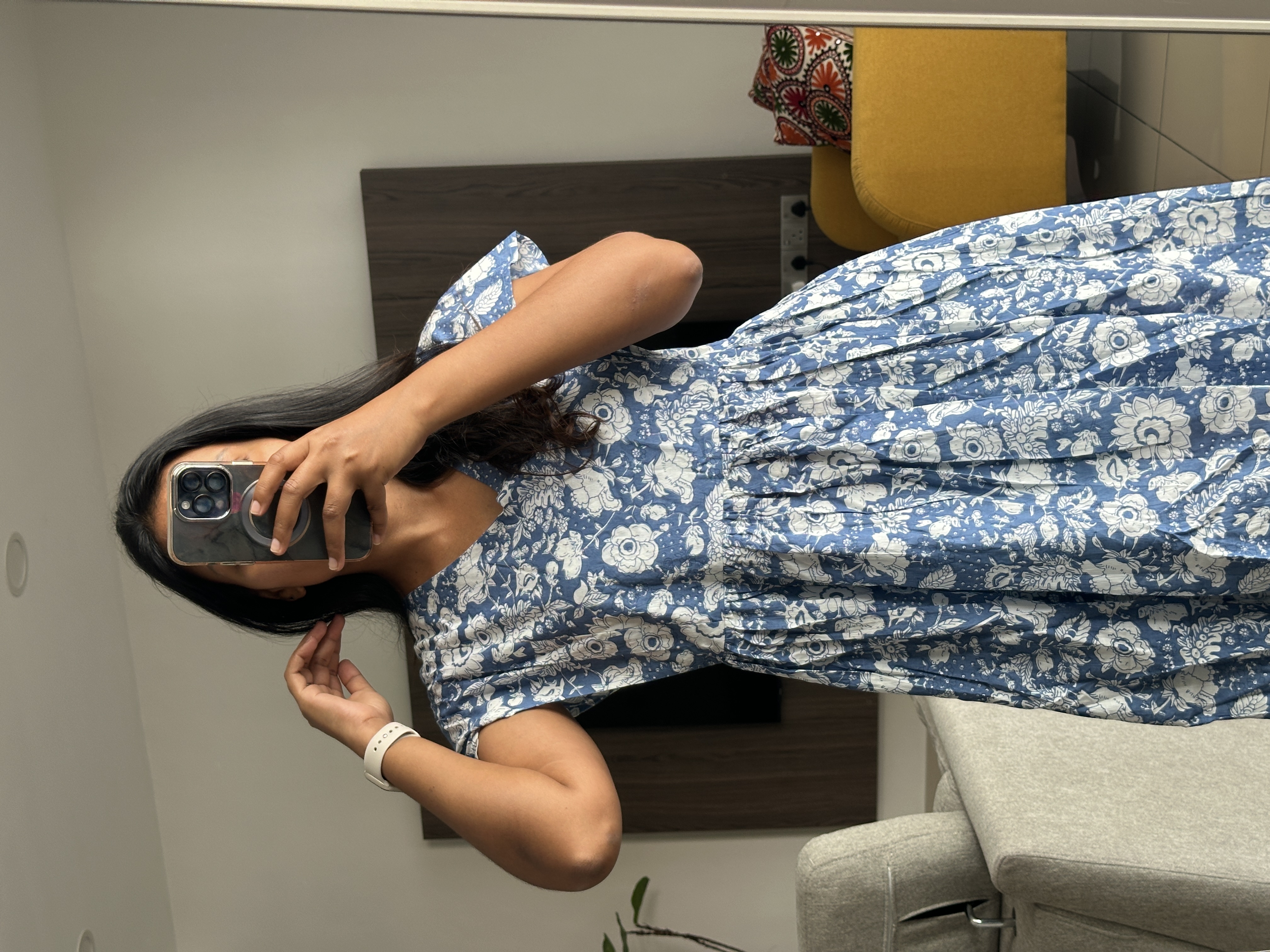 Casual Flowy Ankle Dress