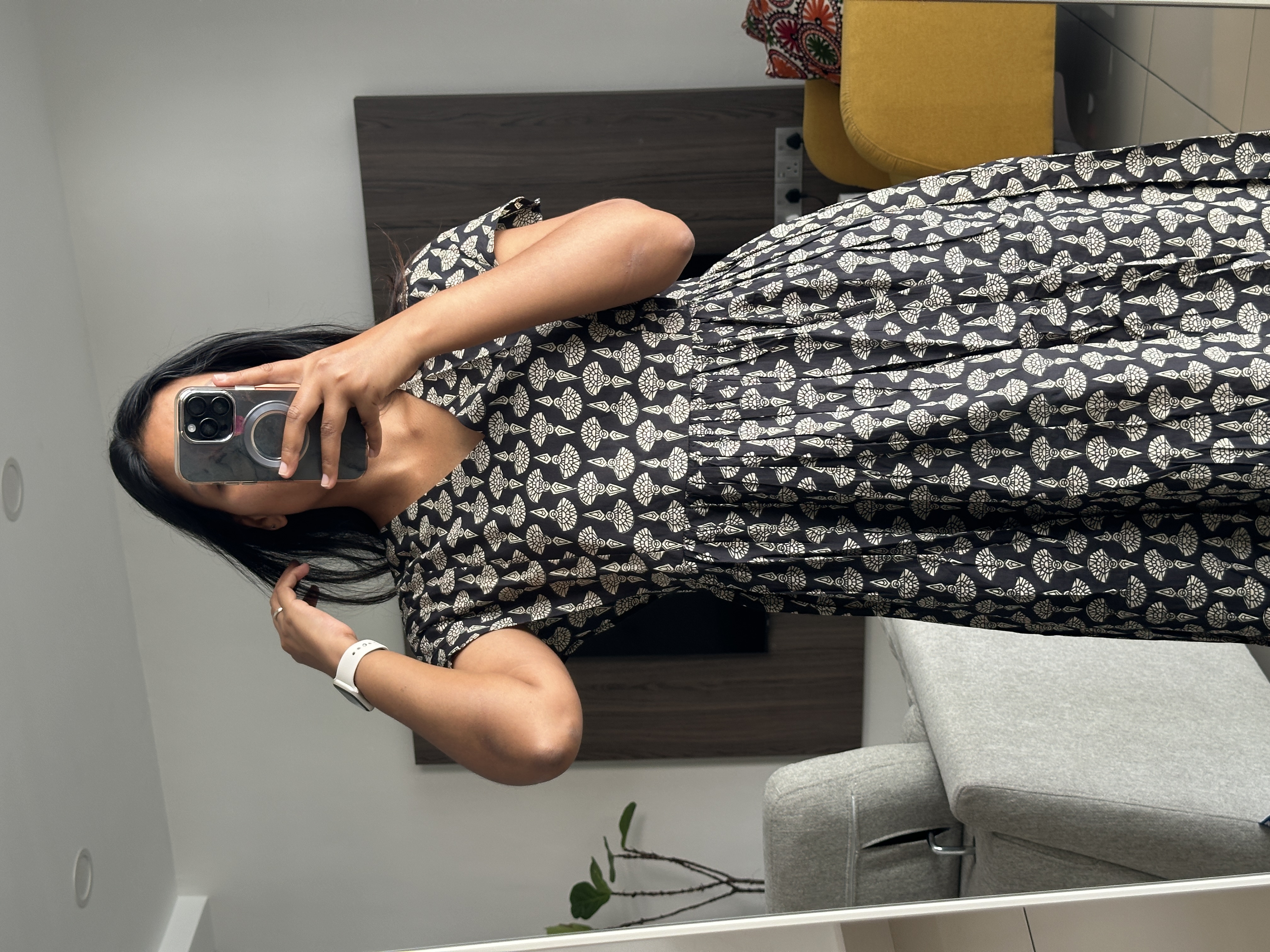 Casual Flowy Ankle Dress