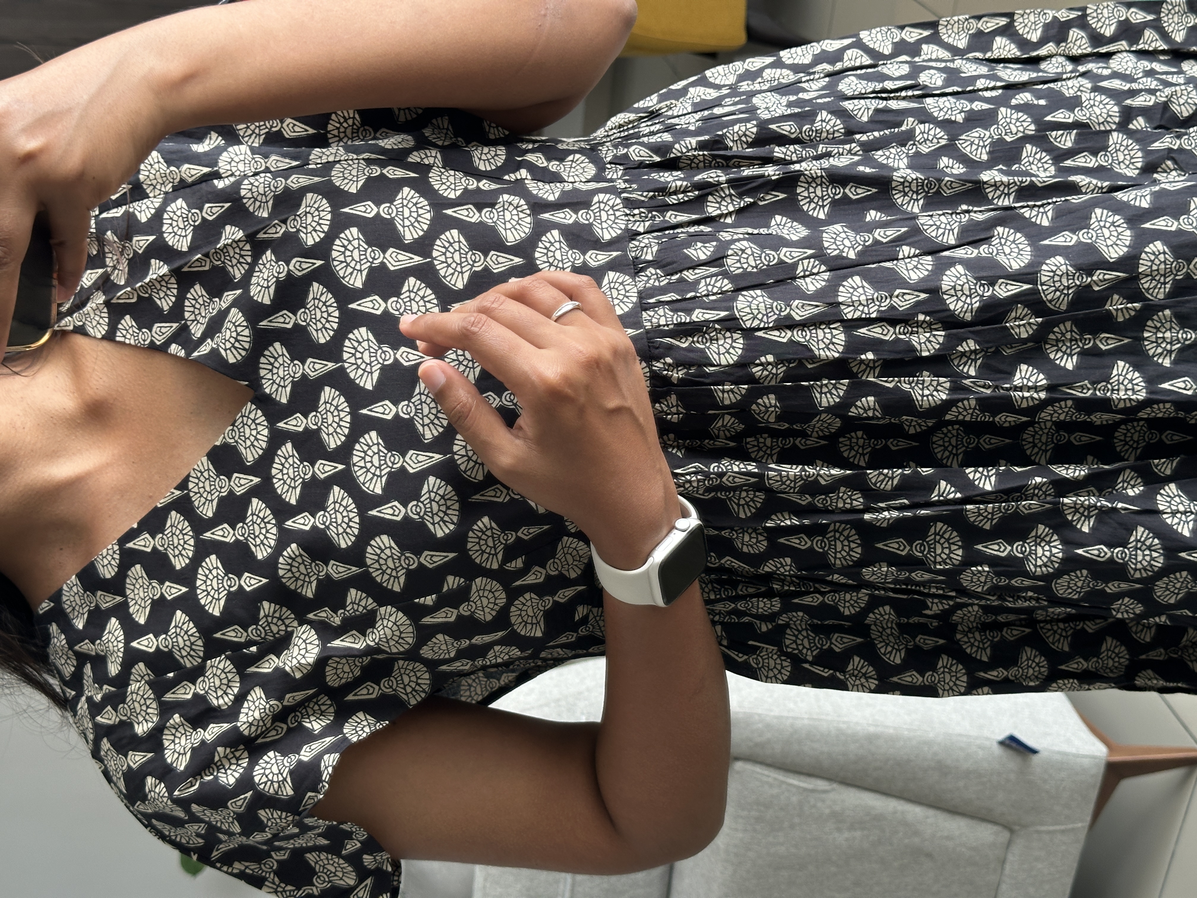 Casual Flowy Ankle Dress