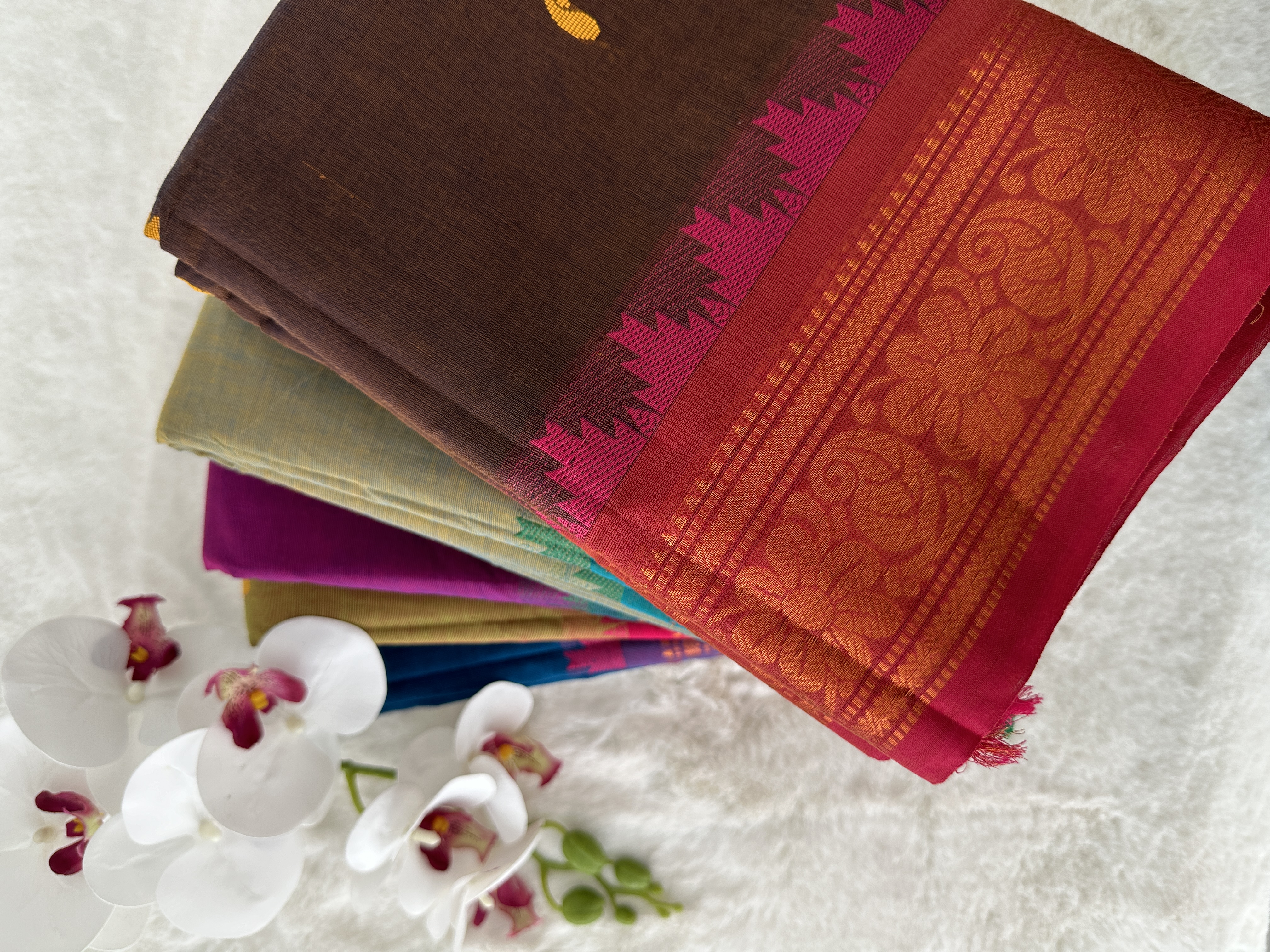 Handloom Chettinad Cotton Saree