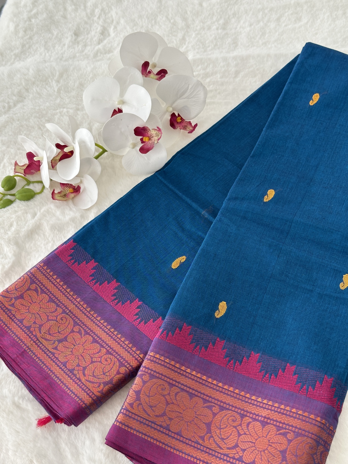 Handloom Chettinad Cotton Saree