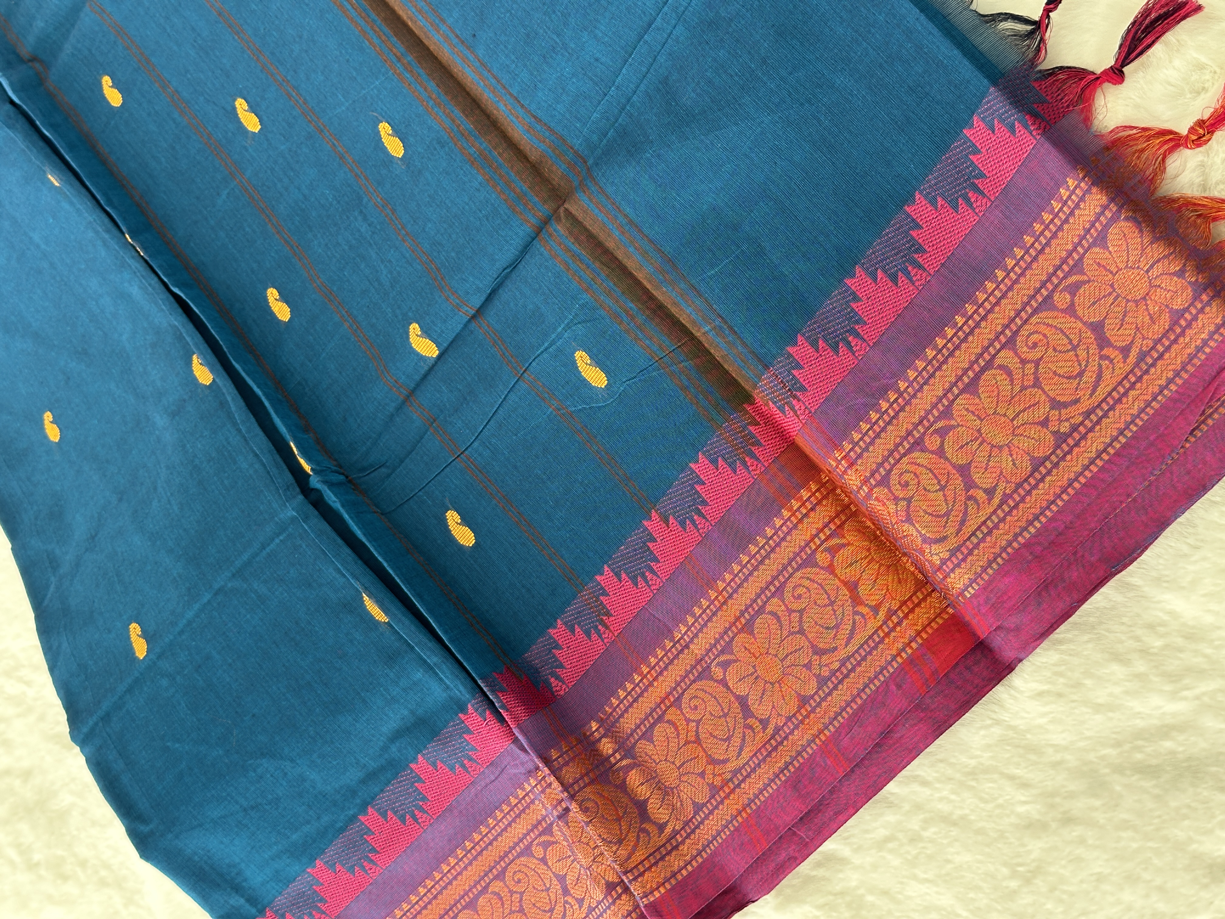 Handloom Chettinad Cotton Saree