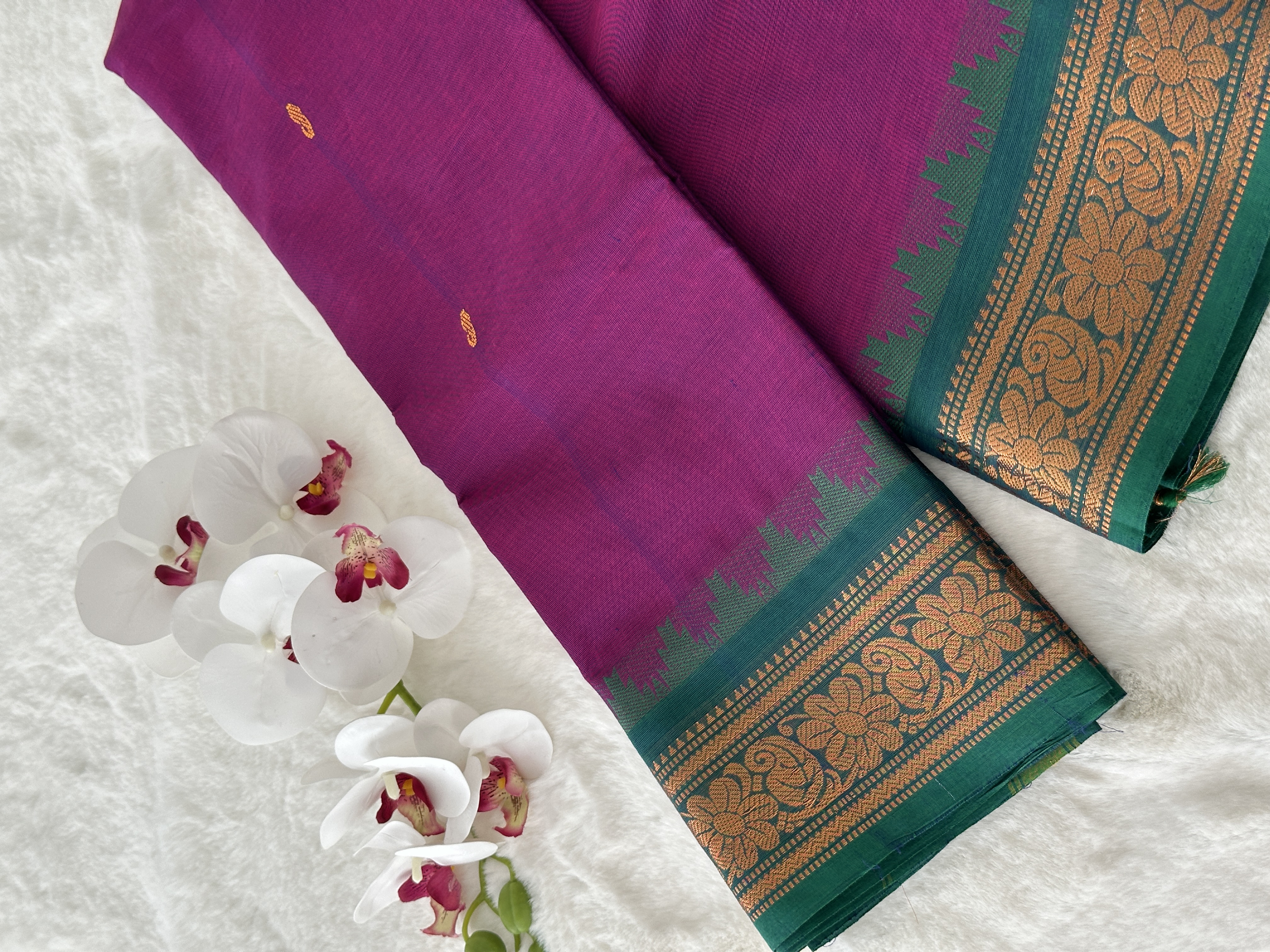 Handloom Chettinad Cotton Saree