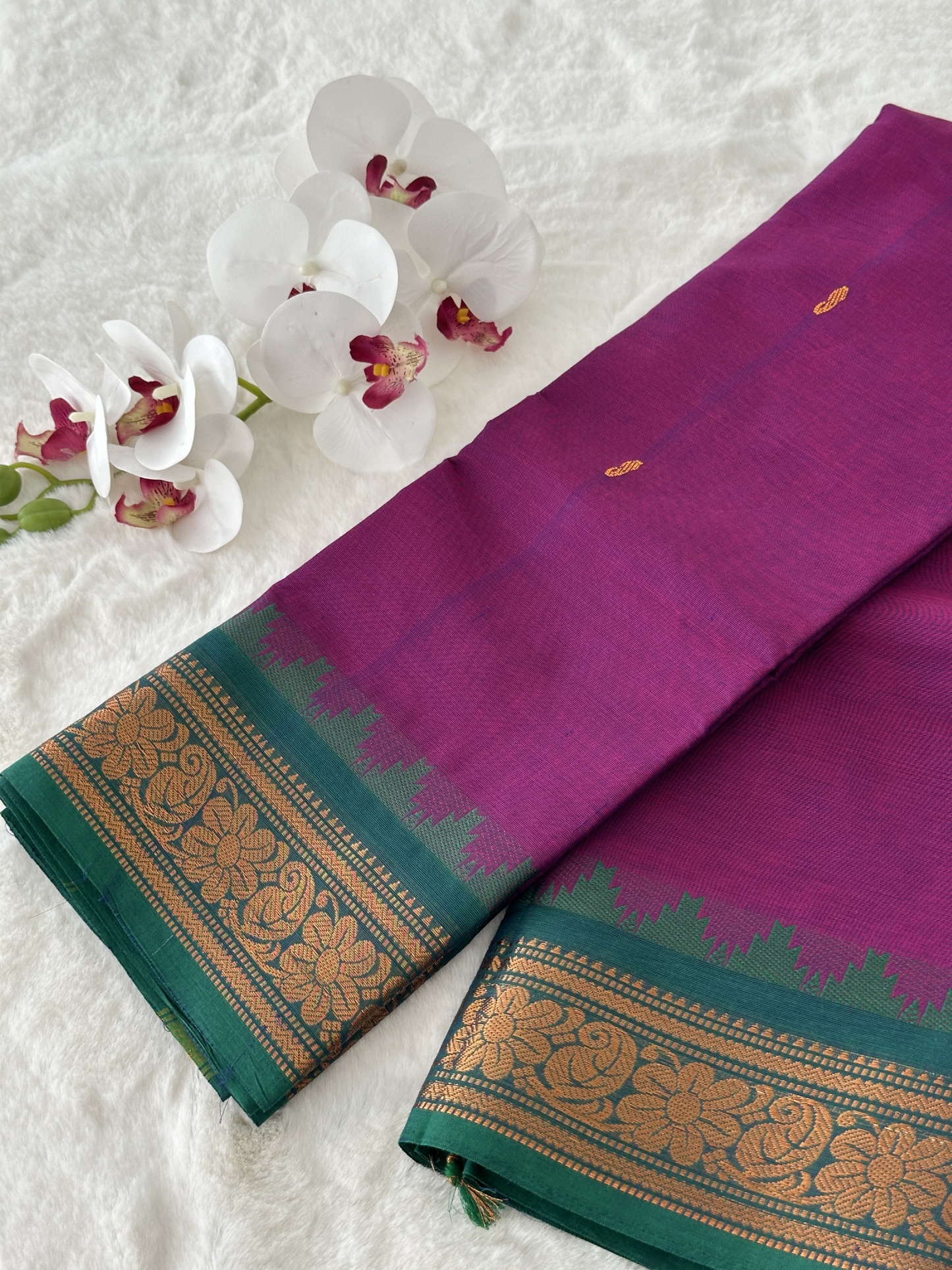 Handloom Chettinad Cotton Saree