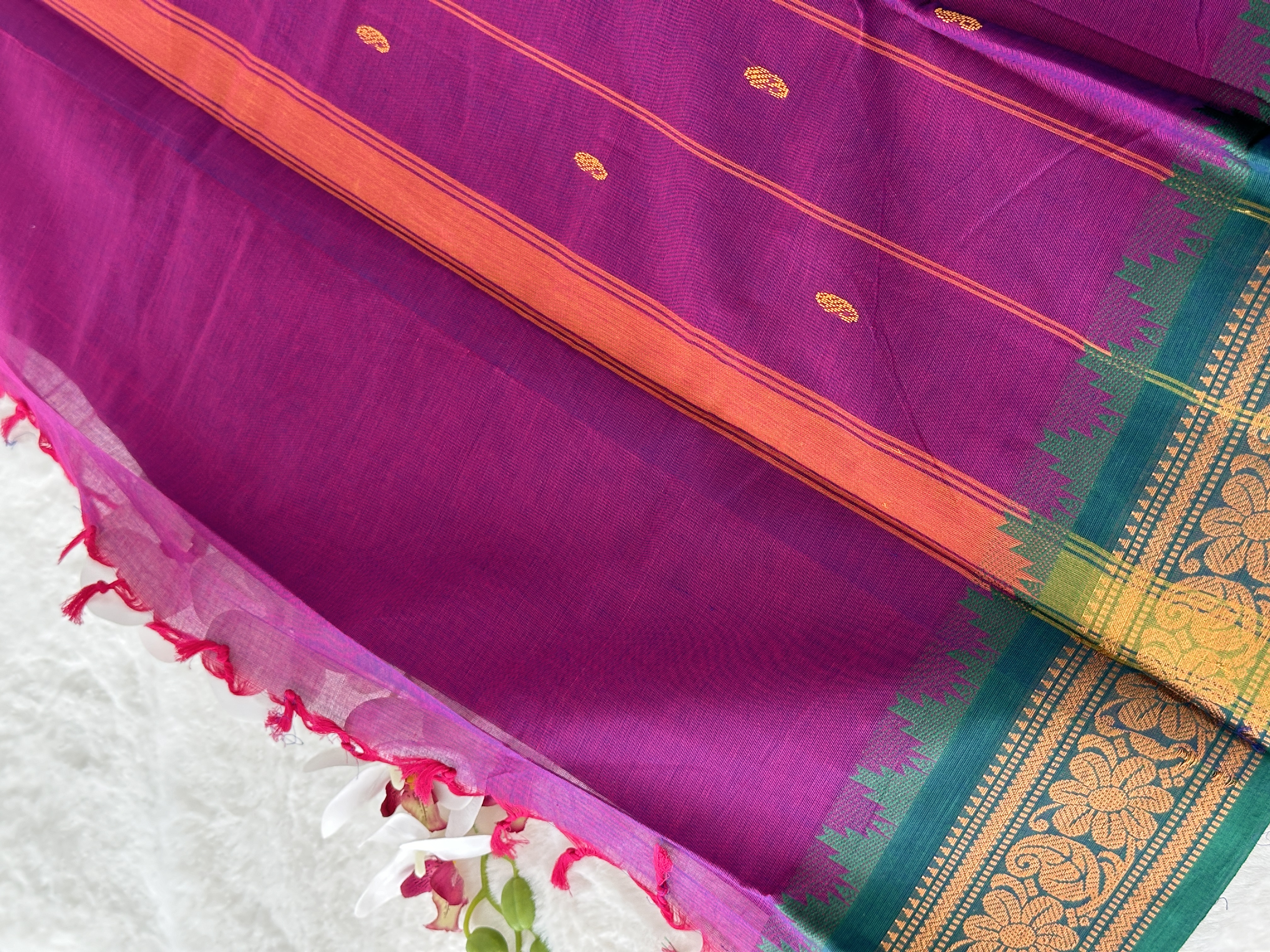 Handloom Chettinad Cotton Saree