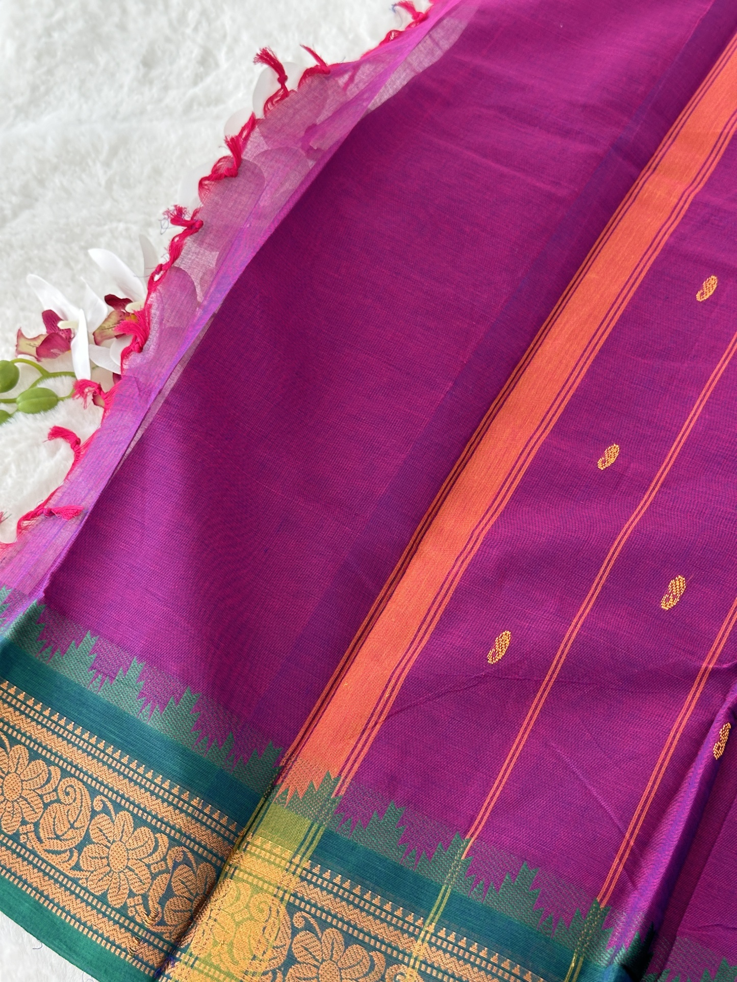 Handloom Chettinad Cotton Saree