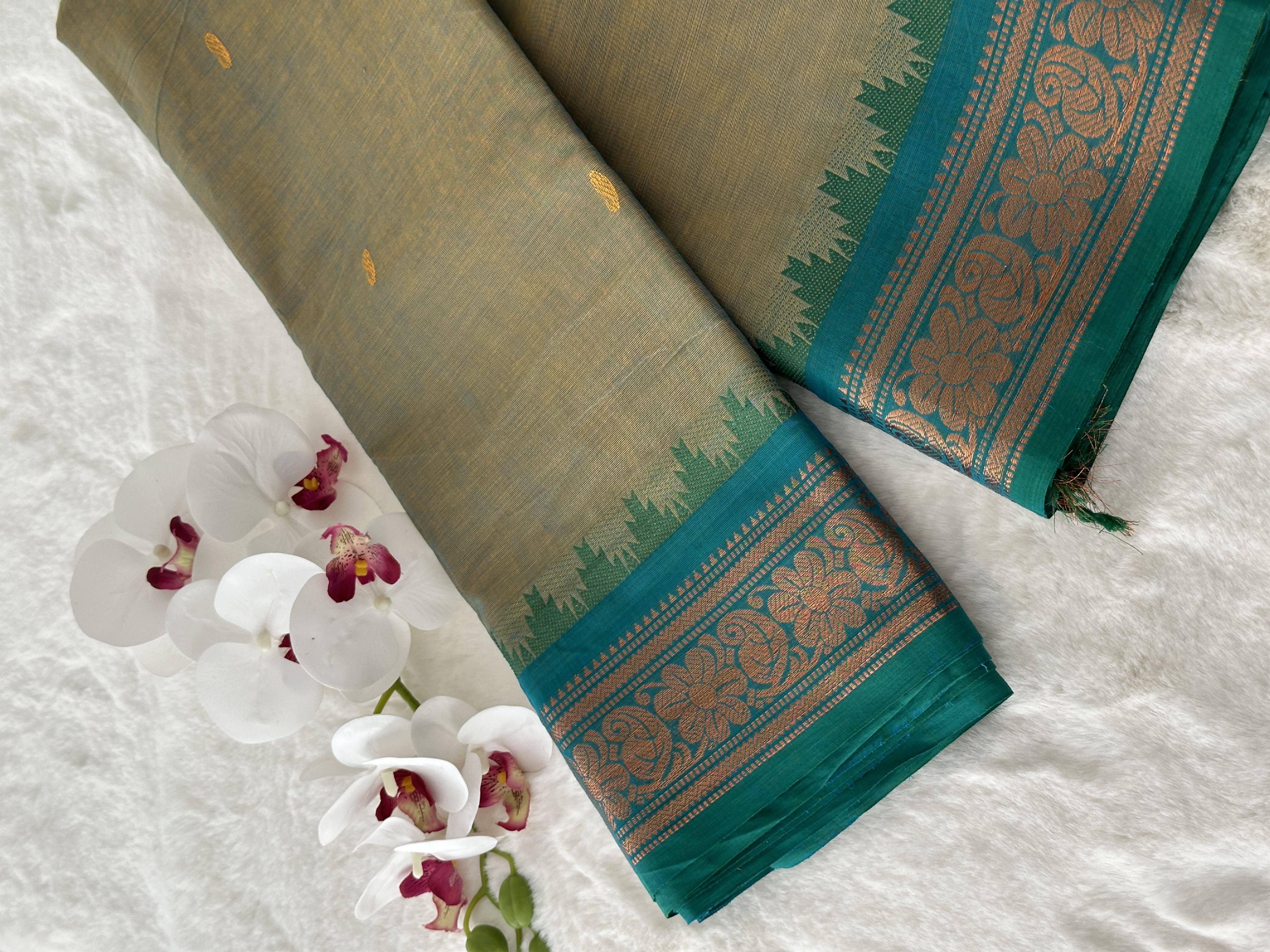 Handloom Chettinad Cotton Saree
