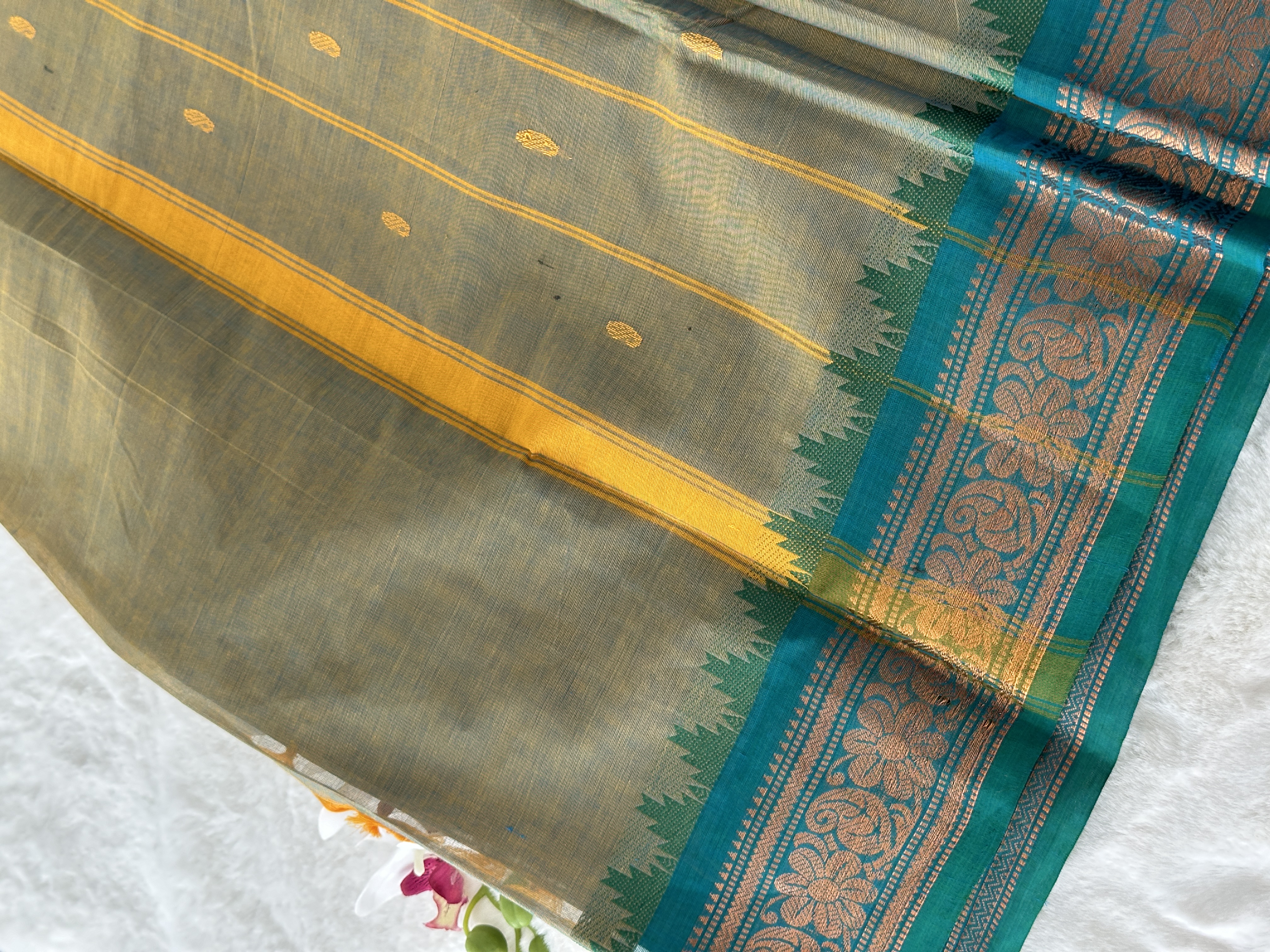 Handloom Chettinad Cotton Saree