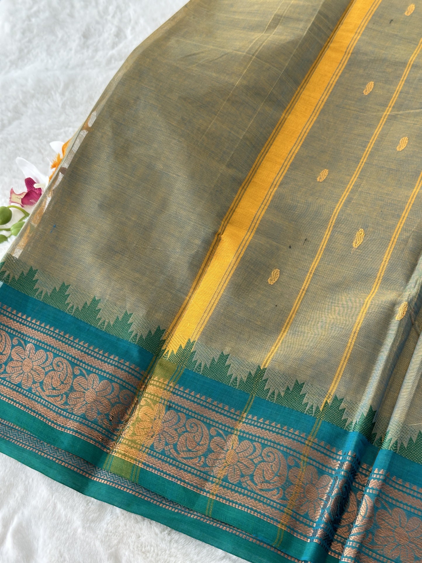 Handloom Chettinad Cotton Saree