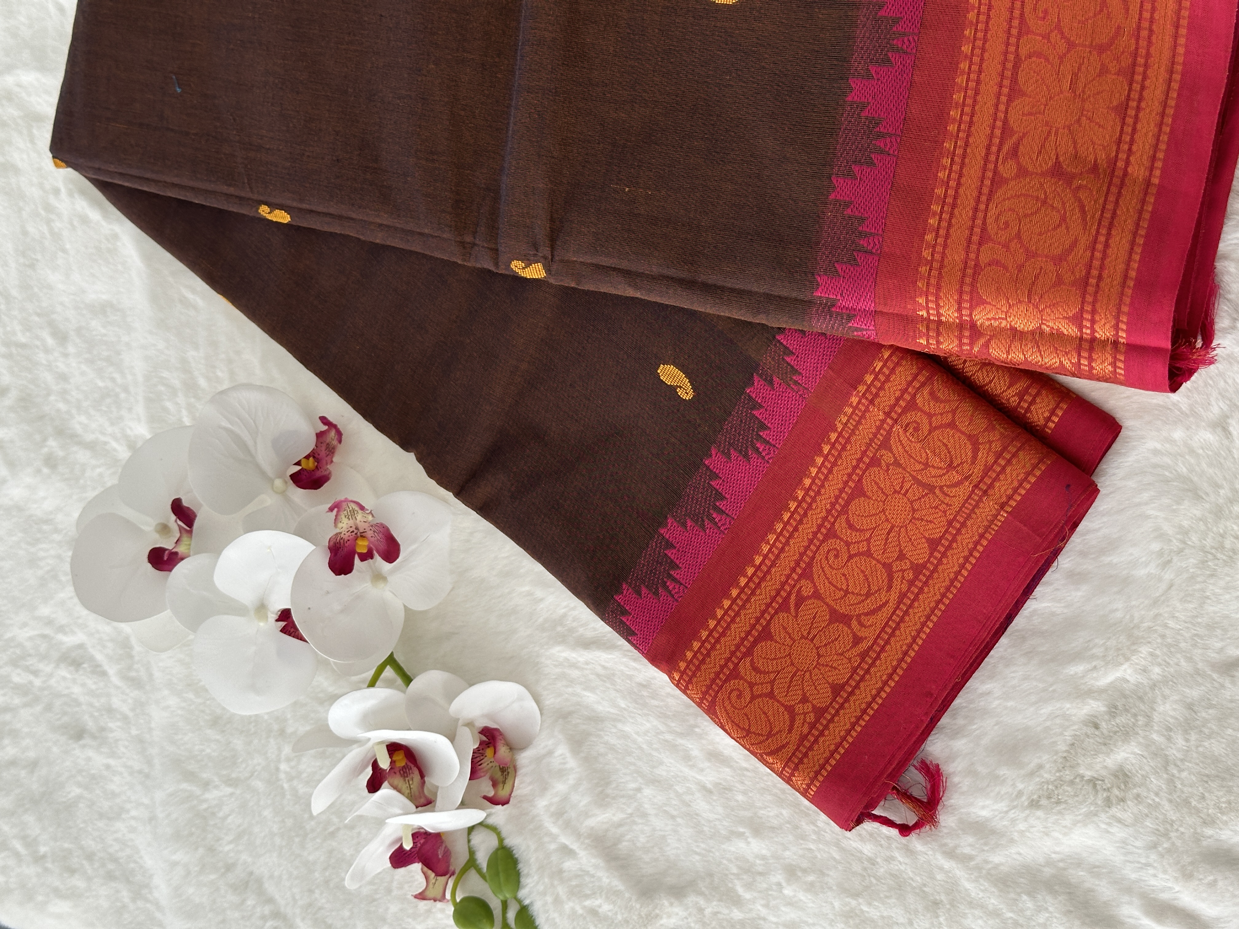 Handloom Chettinad Cotton Saree