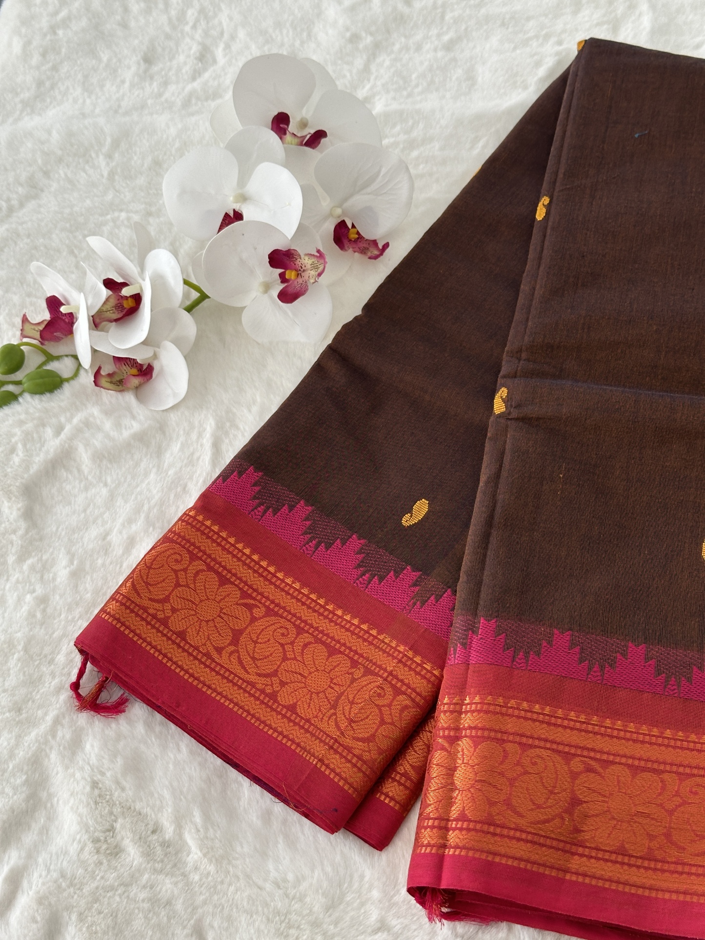 Handloom Chettinad Cotton Saree
