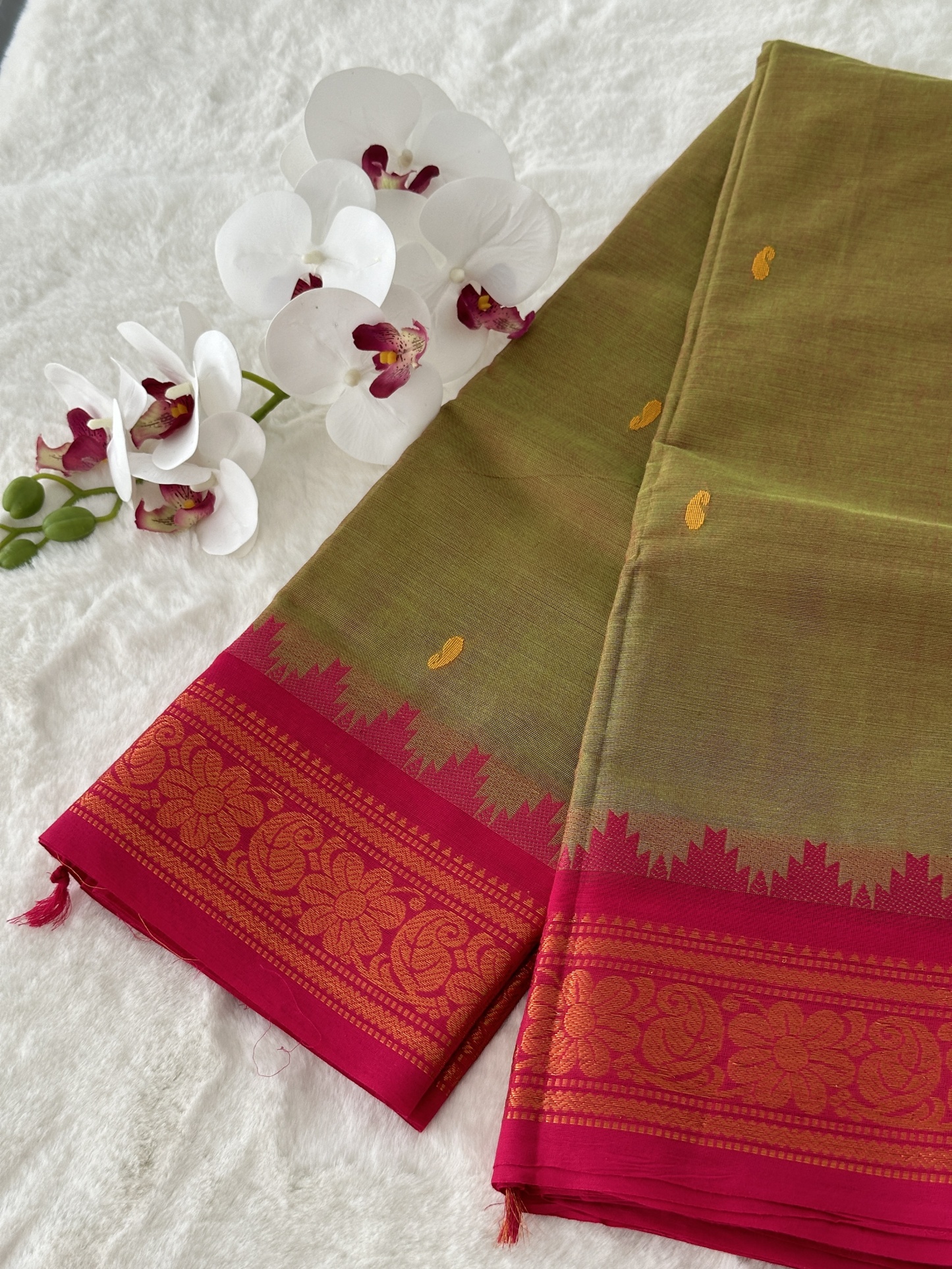 Handloom Chettinad Cotton Saree