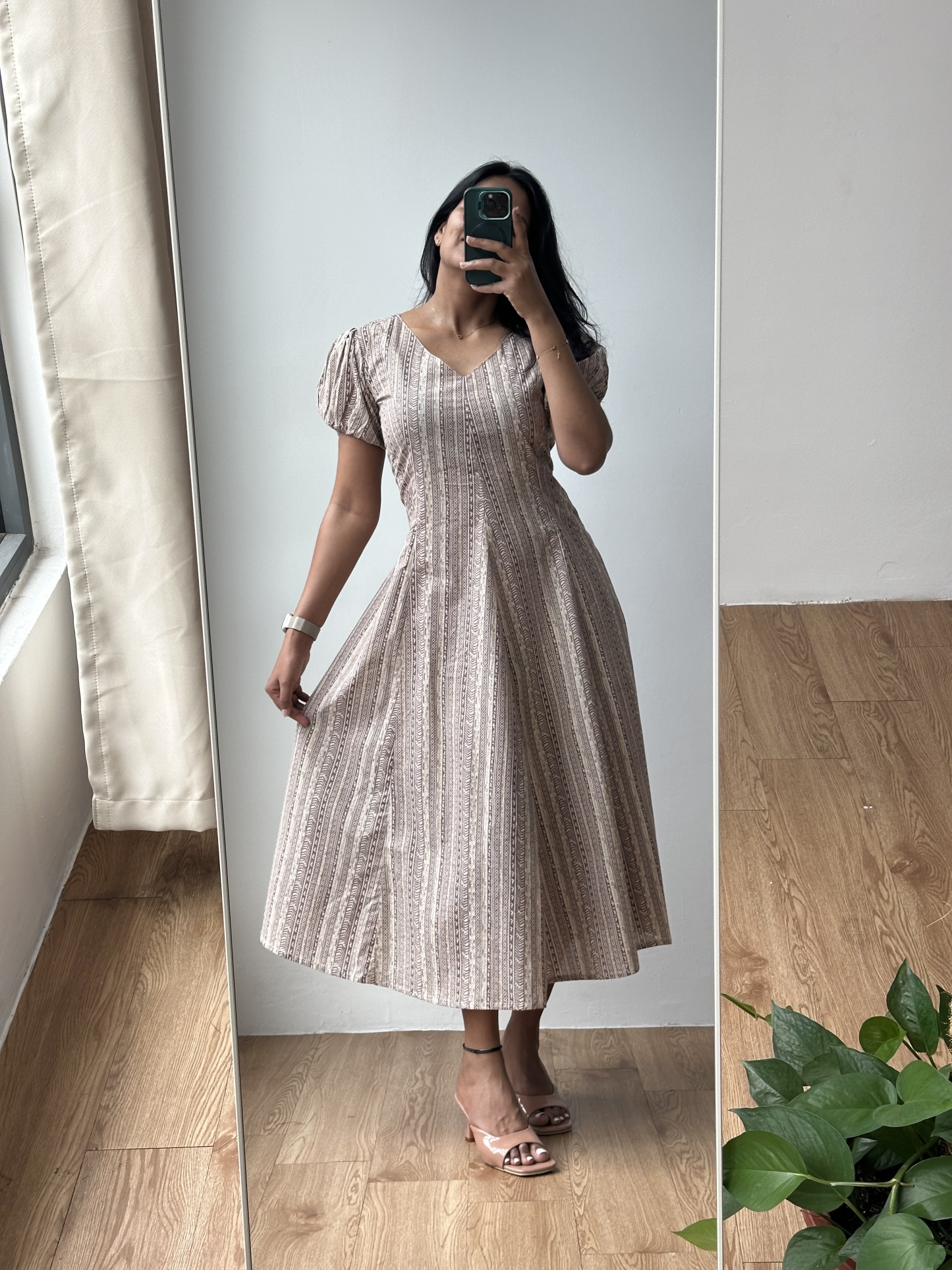 Panel Silhouette Dress