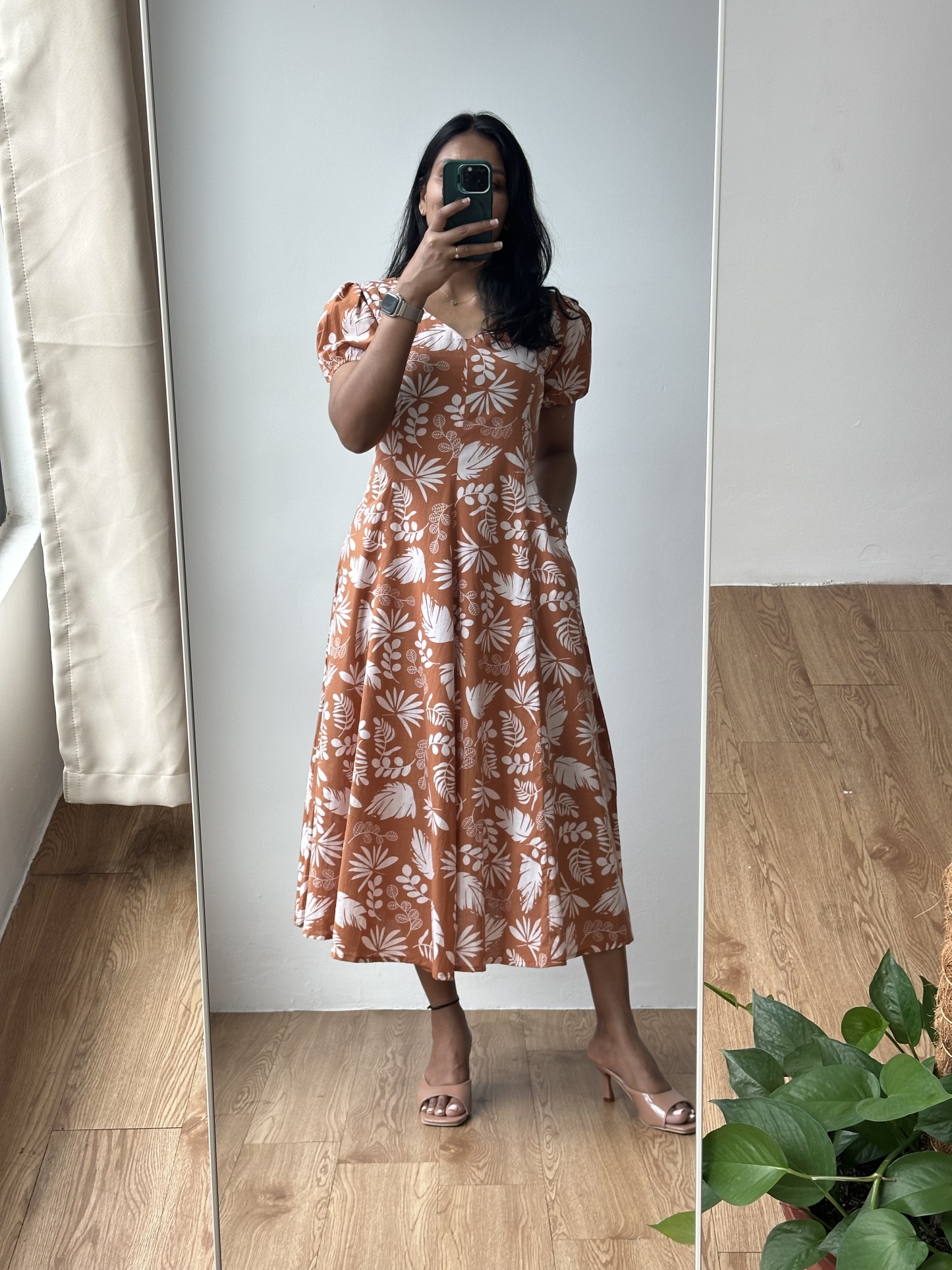 Panel Silhouette Dress