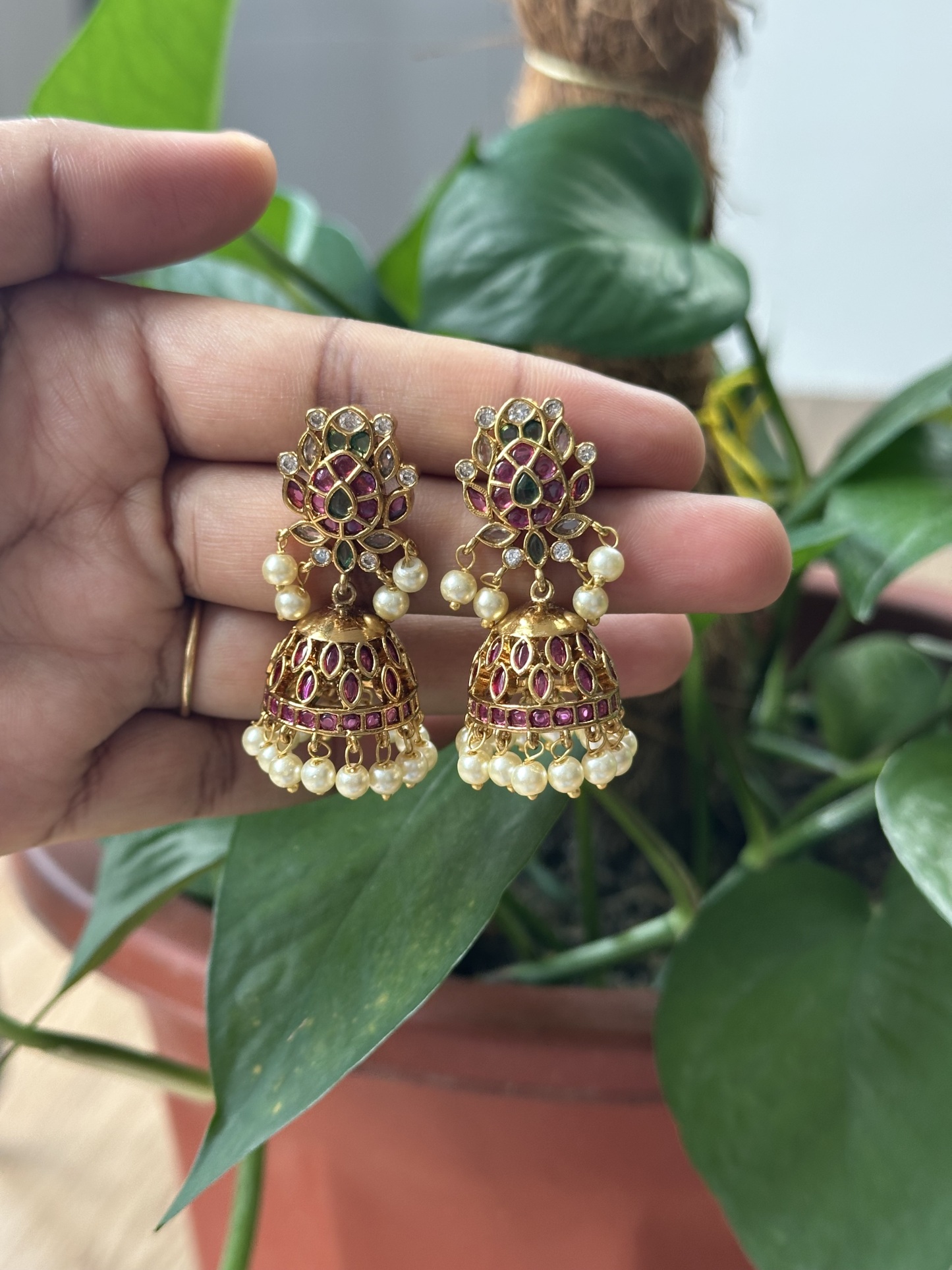 Brass AD Jhumka