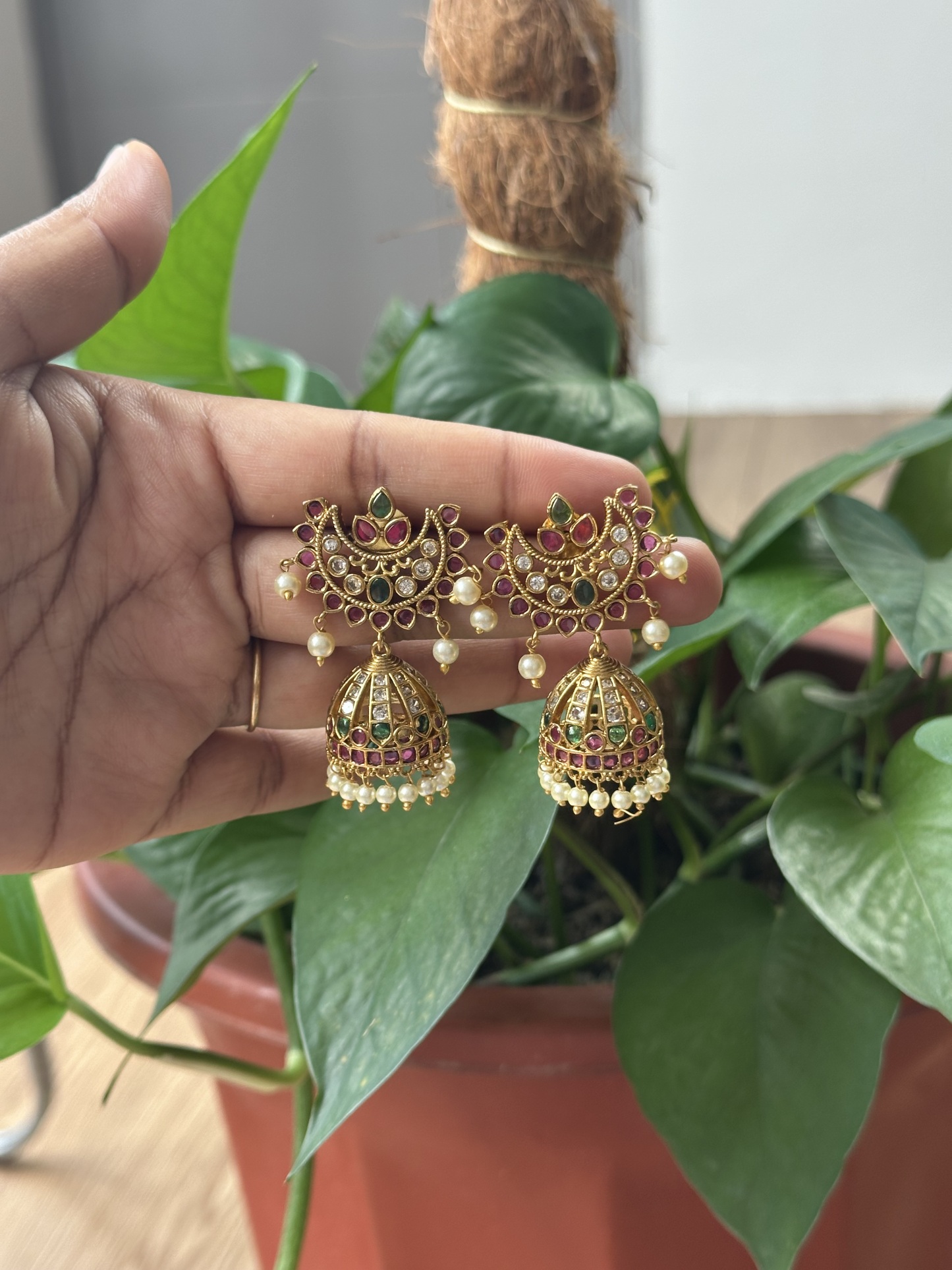 Brass AD Jhumka
