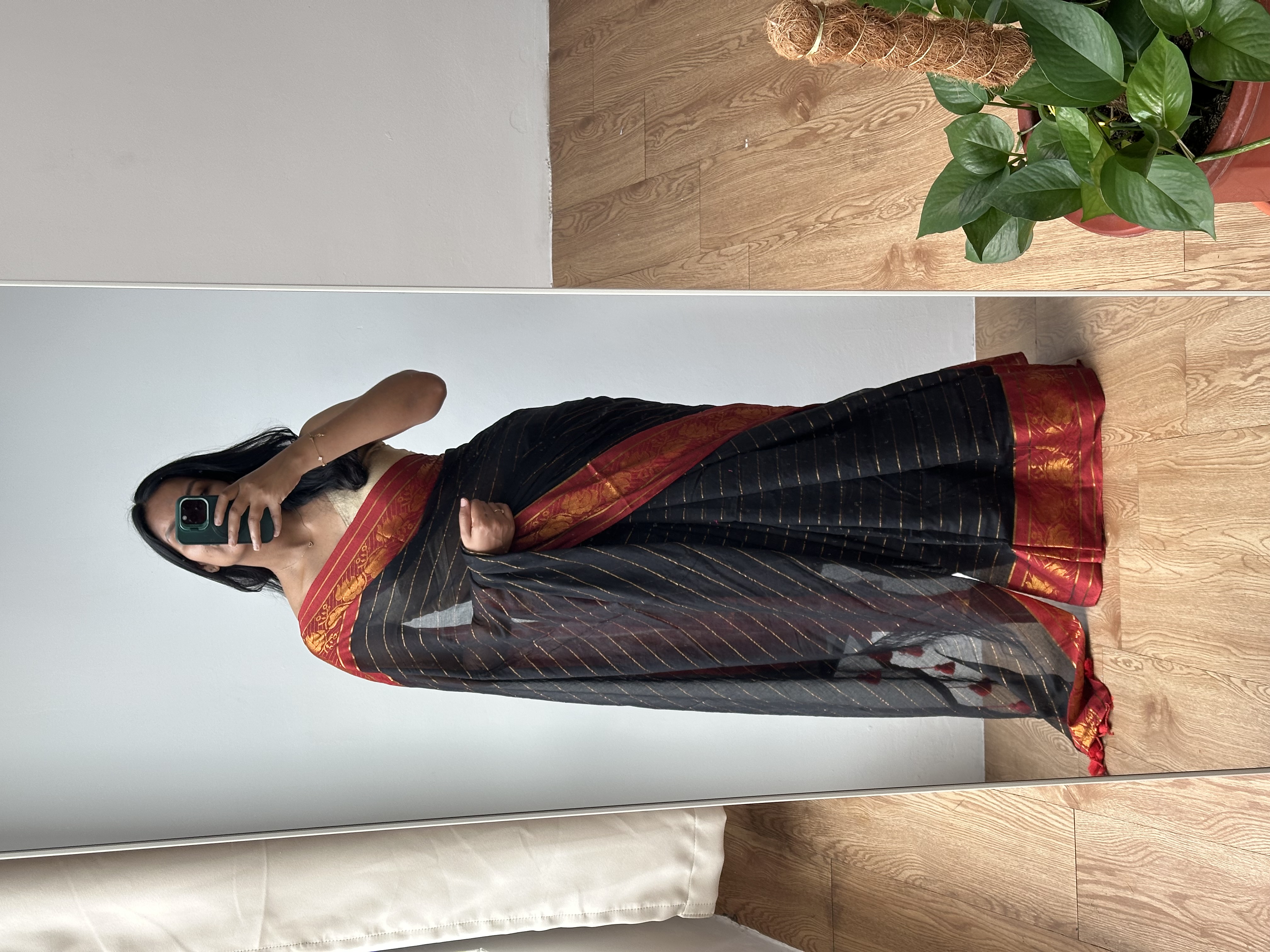 Mul Cotton Contrast Border