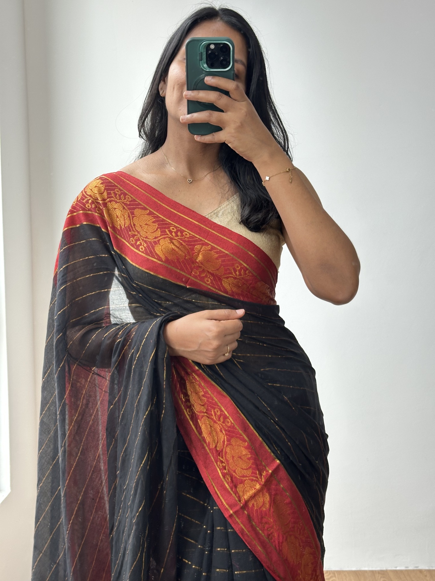 Mul Cotton Contrast Border