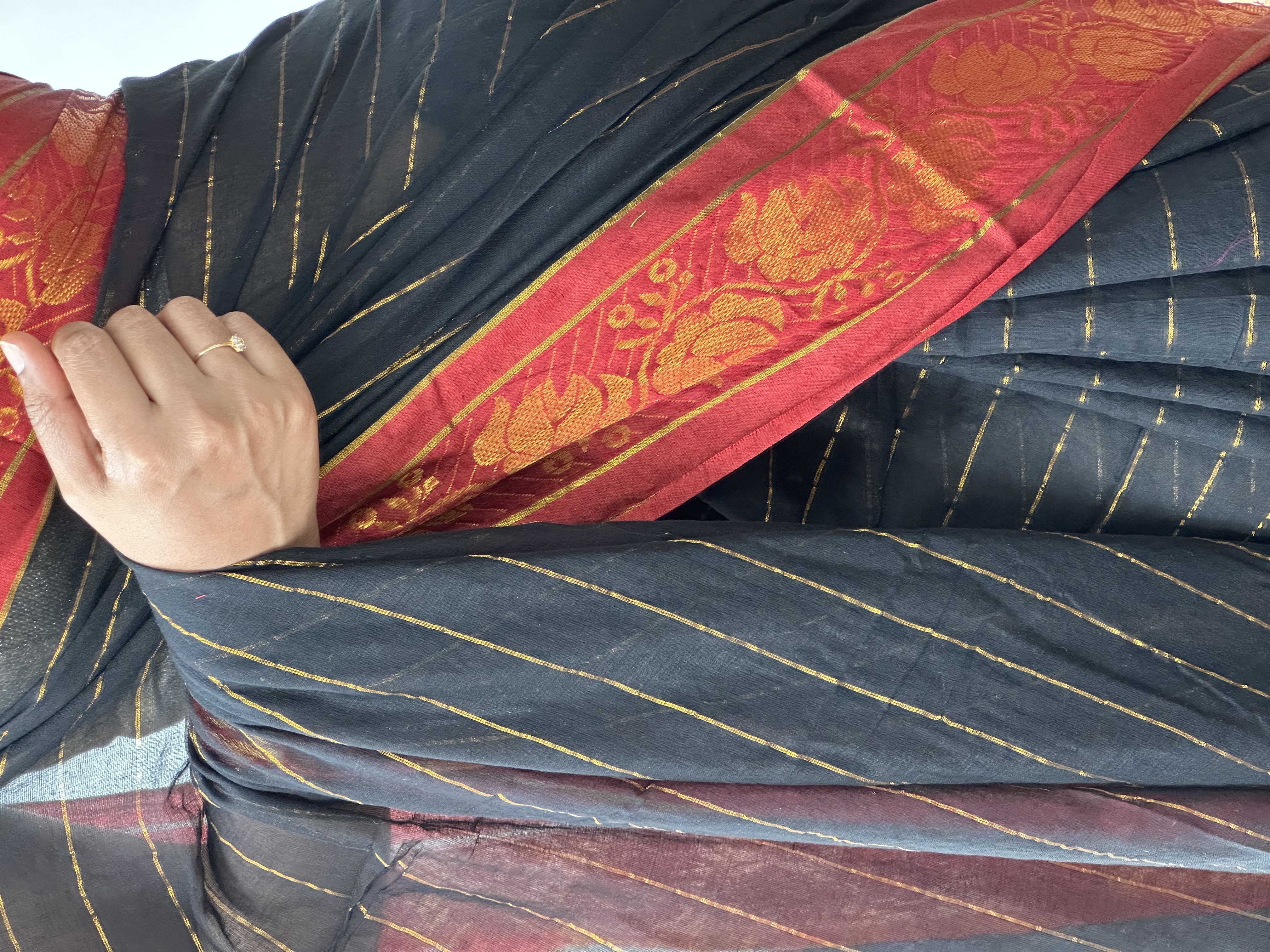 Mul Cotton Contrast Border