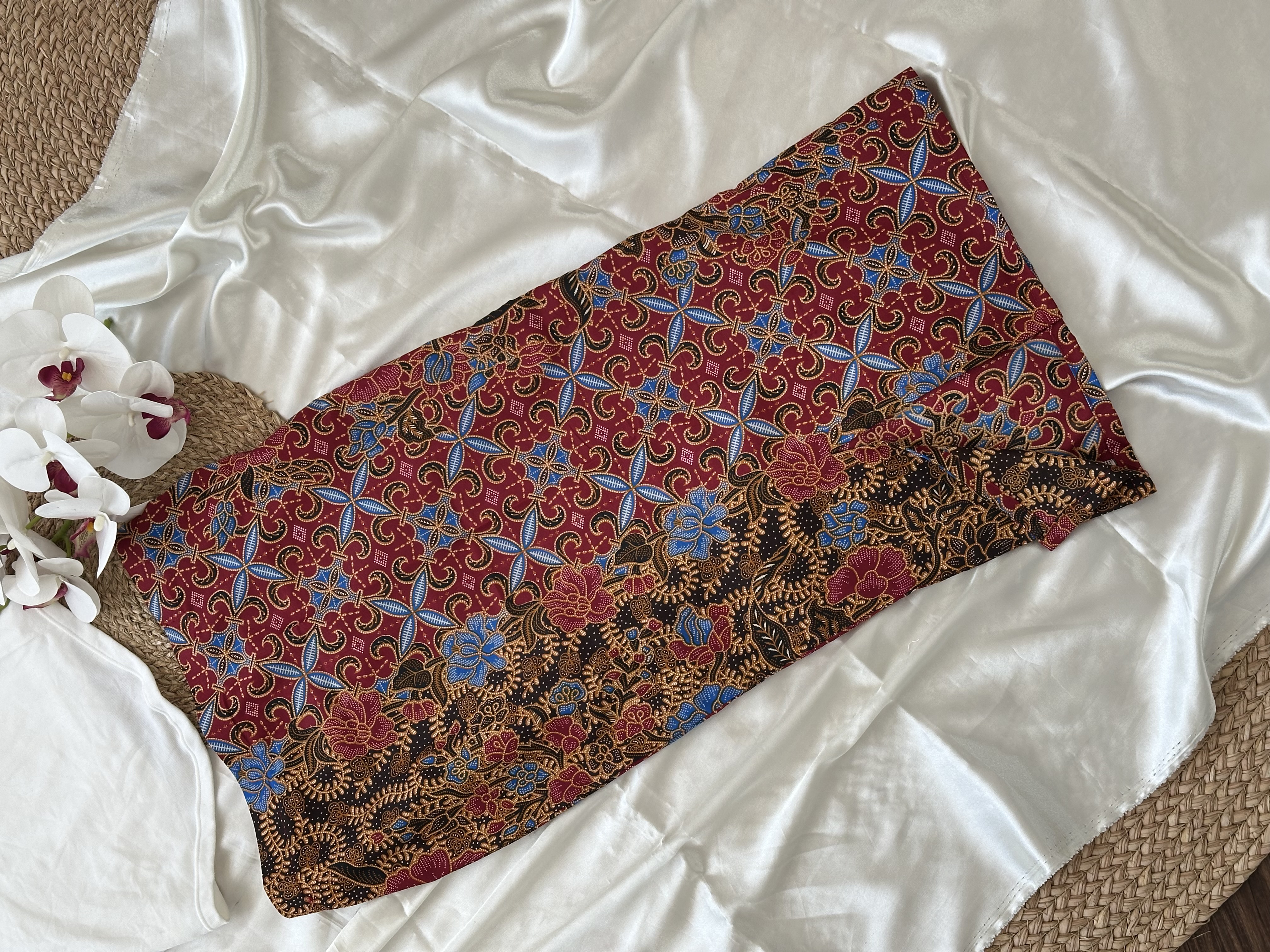 Sarong Midi Pencil Skirt (Size XS)