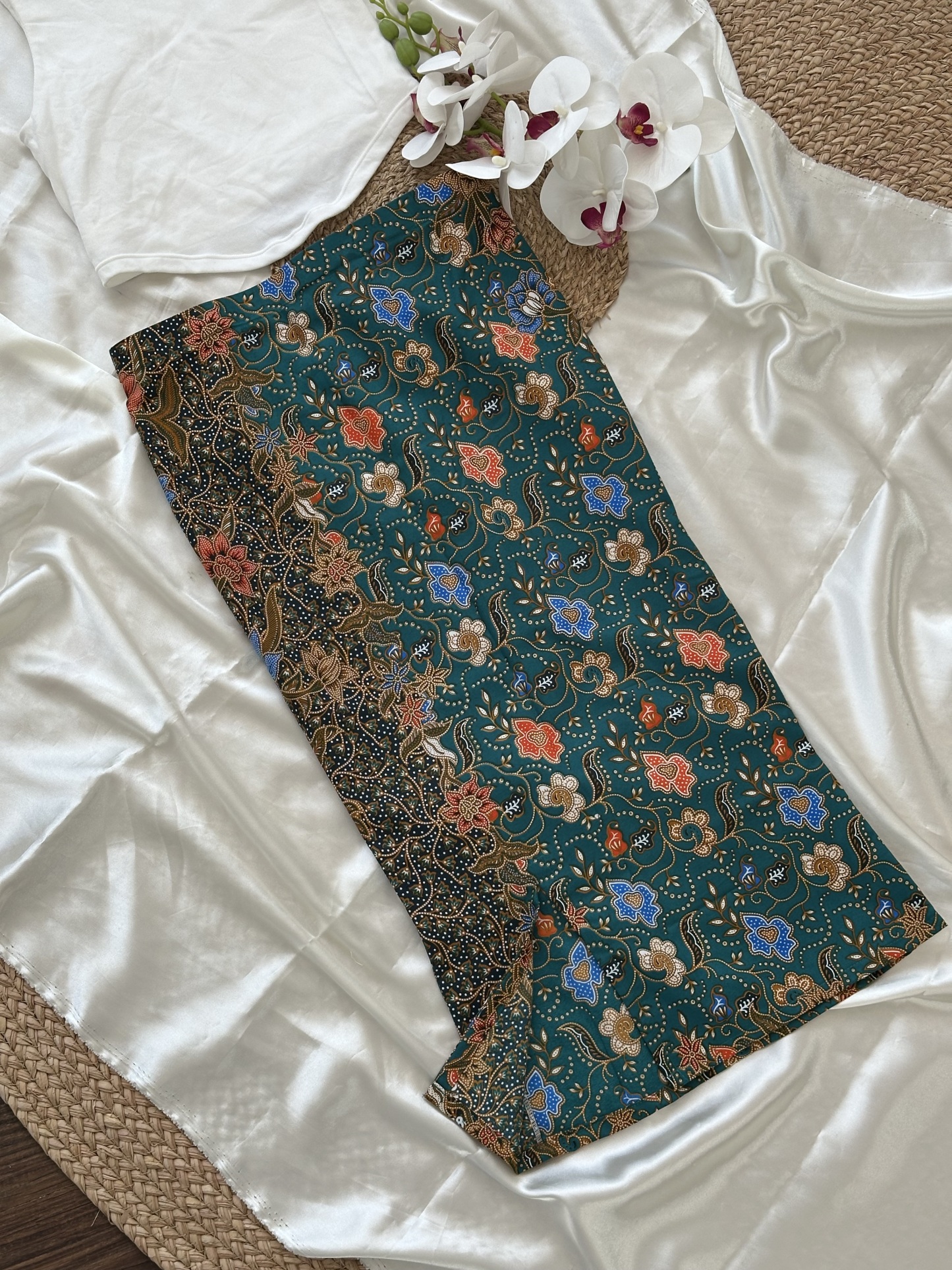Sarong Midi Pencil Skirt (Size XS)