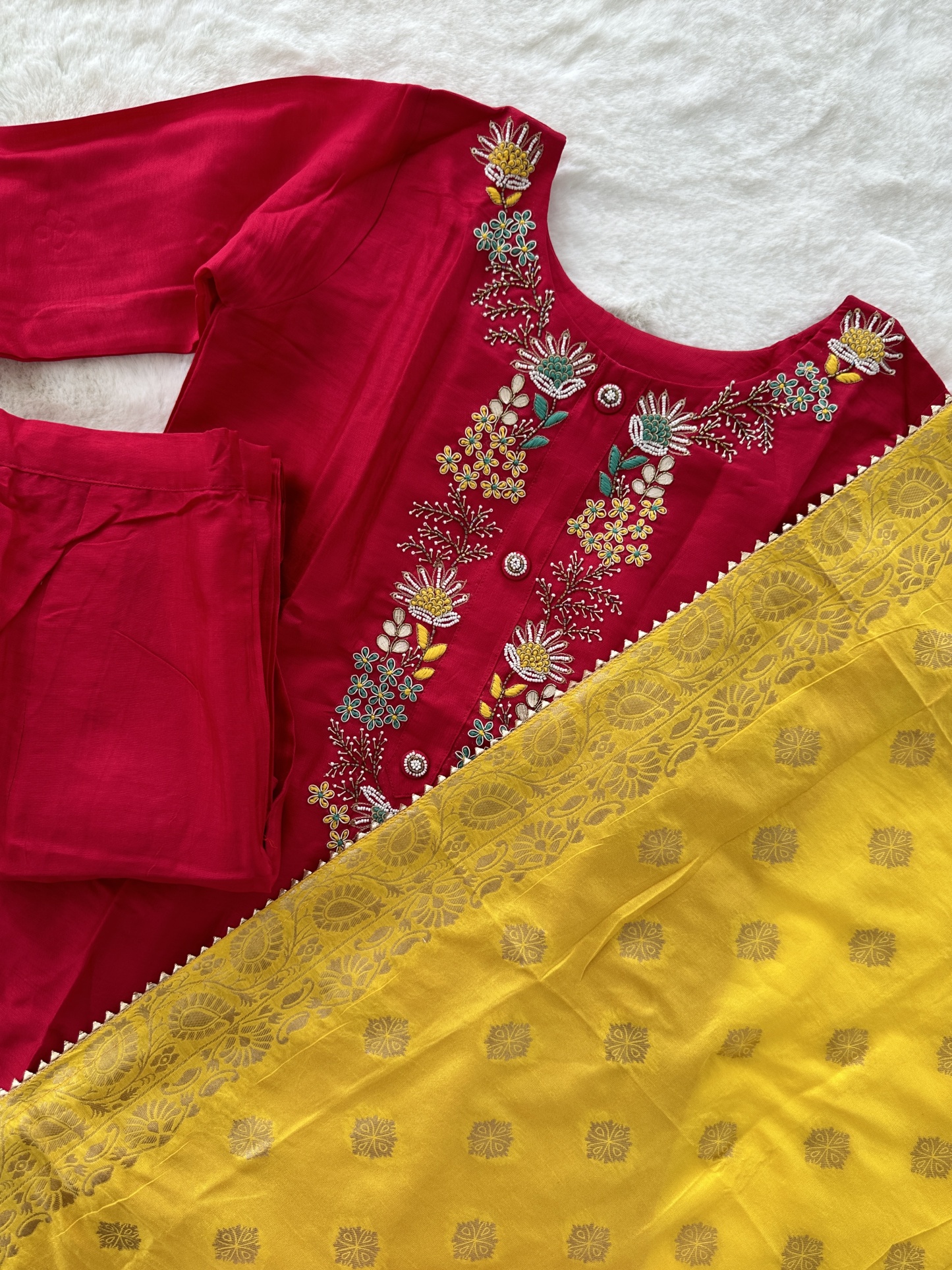 Pure Muslin Premium Kurta Set