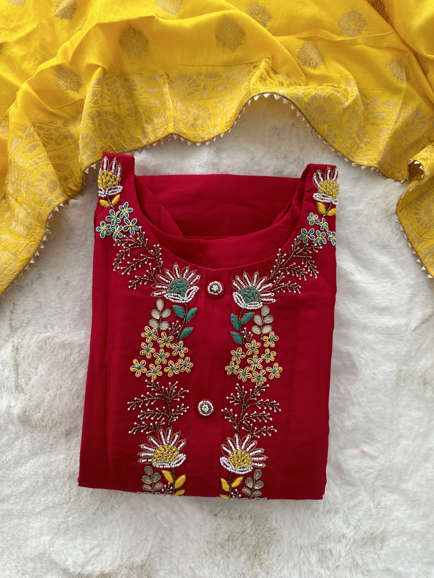 Pure Muslin Premium Kurta Set