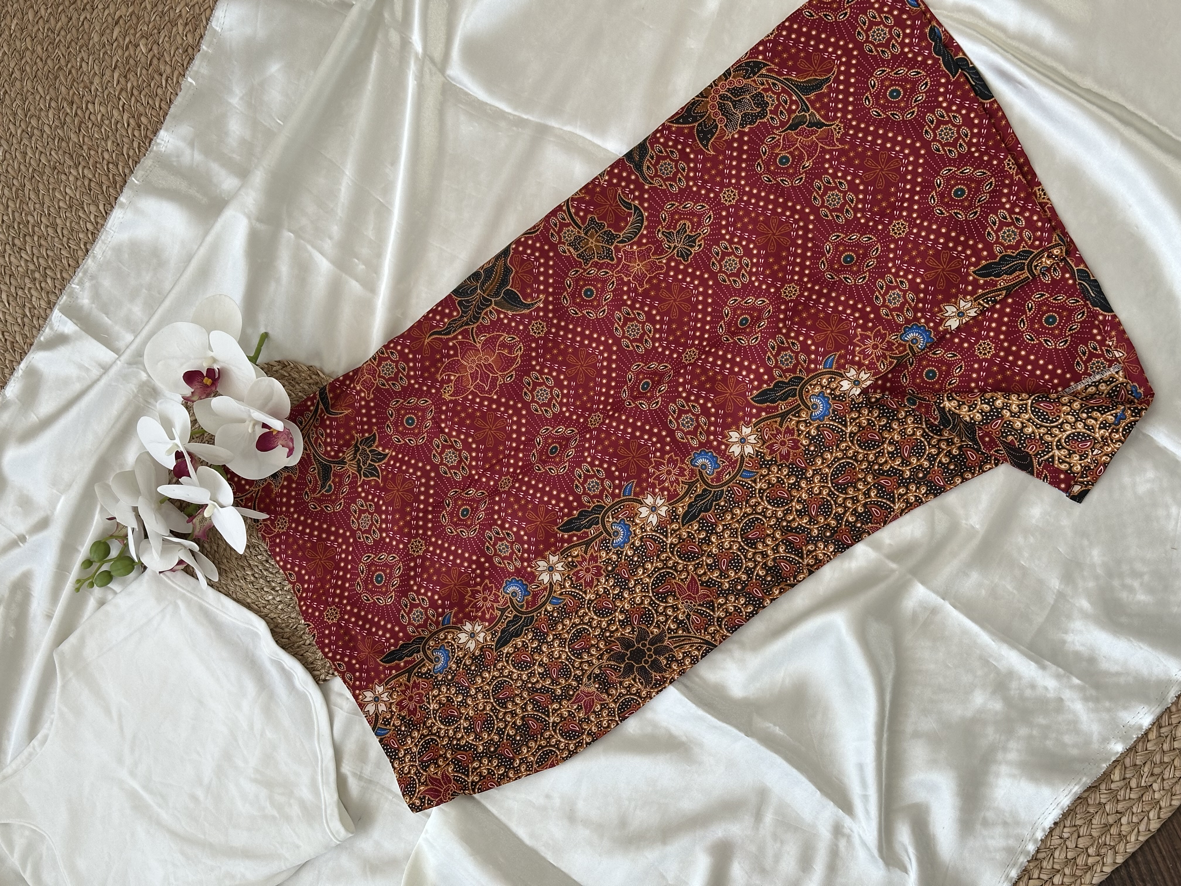 Sarong Midi Pencil Skirt (Size M)